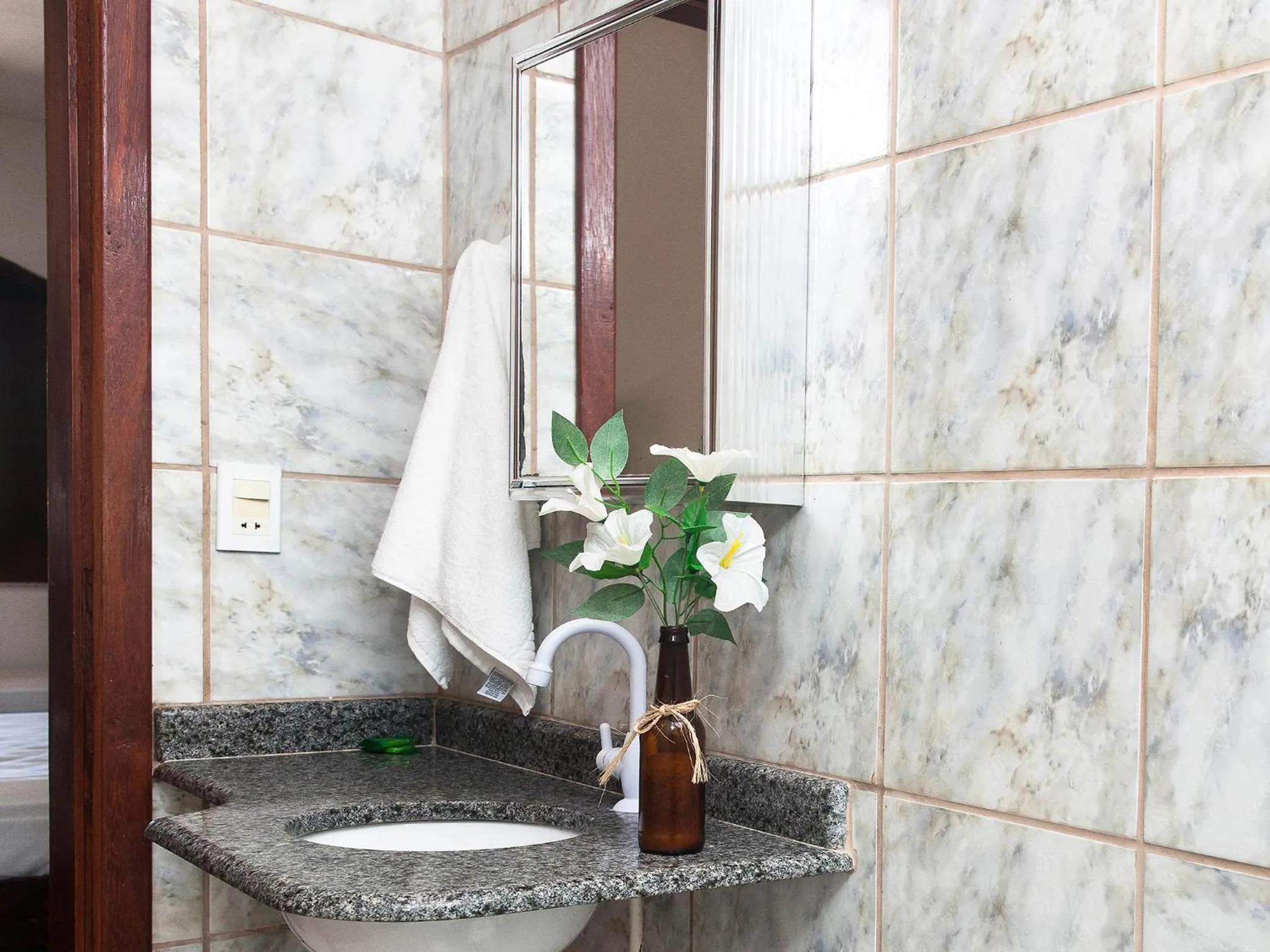 Bathroom in Pousada Recanto do Mucugê