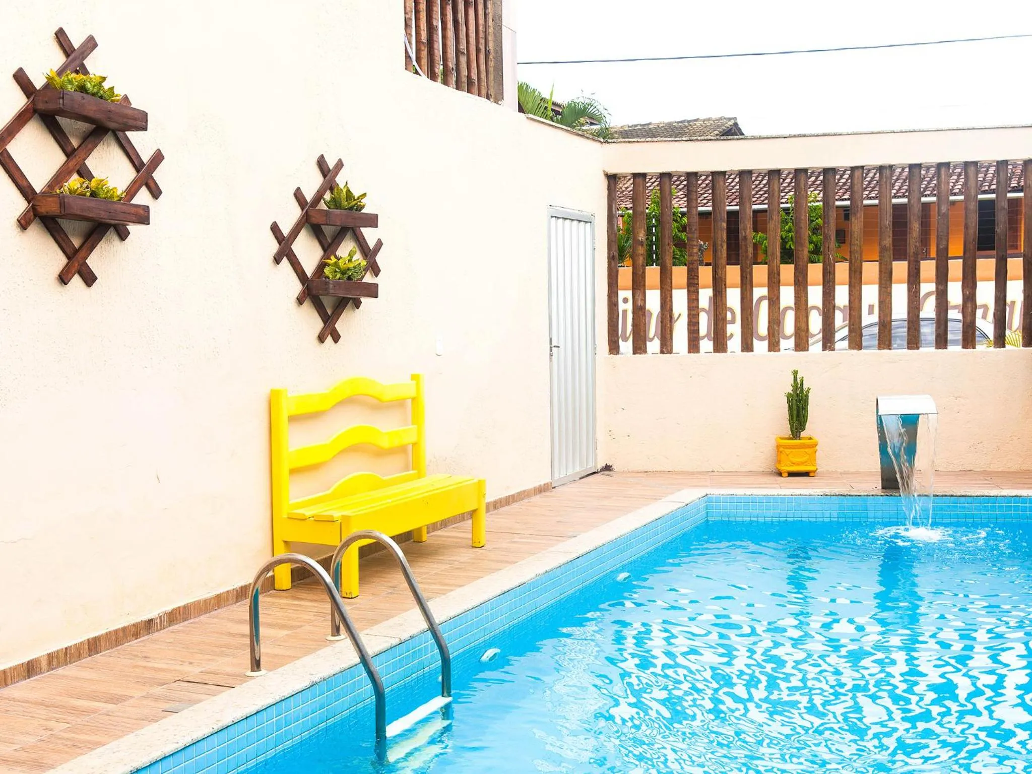 Swimming pool in Pousada Recanto do Mucugê