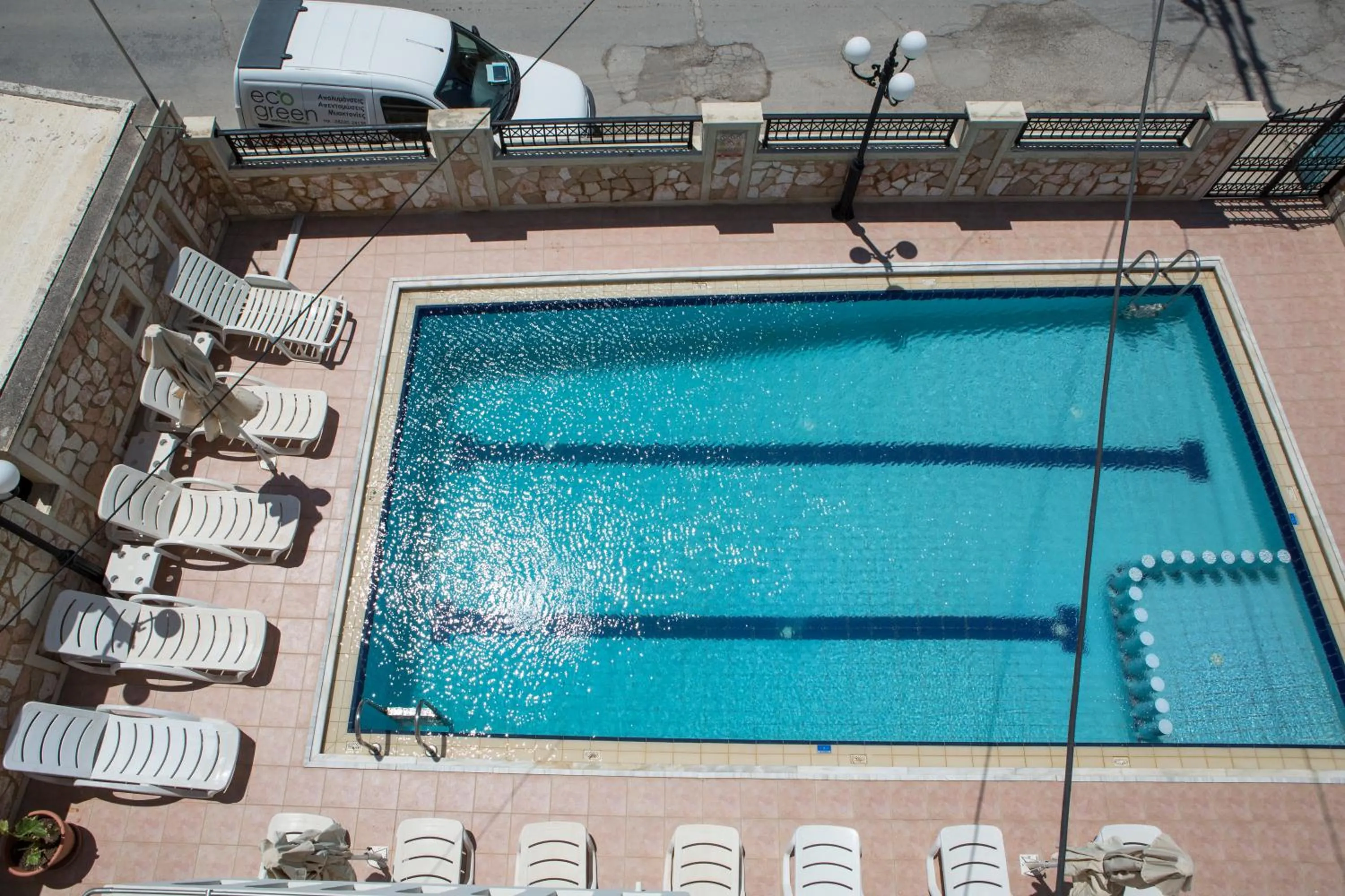 Swimming pool in Mandy Suites