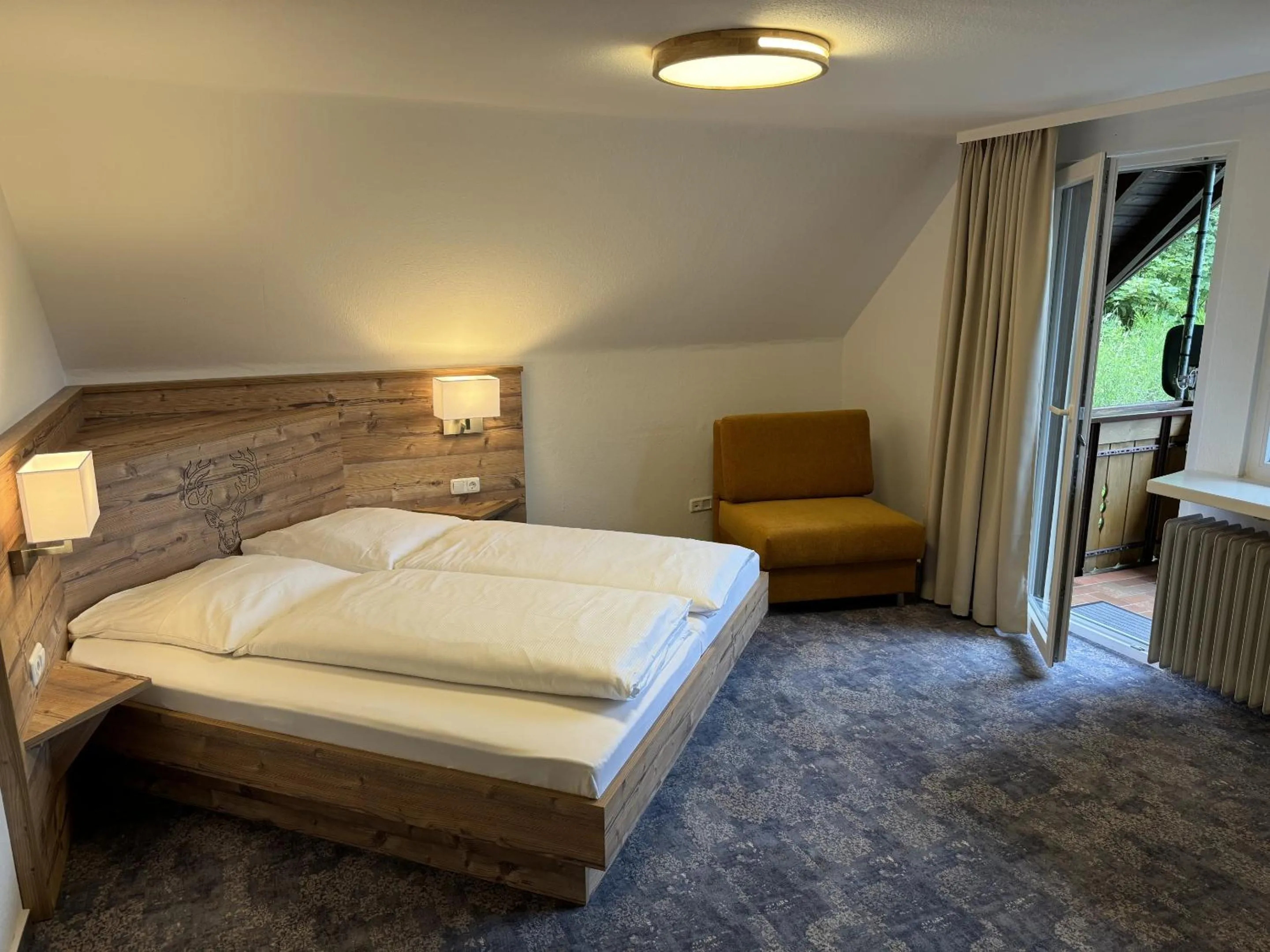 Bedroom, Bed in Hotel Silberfelsen