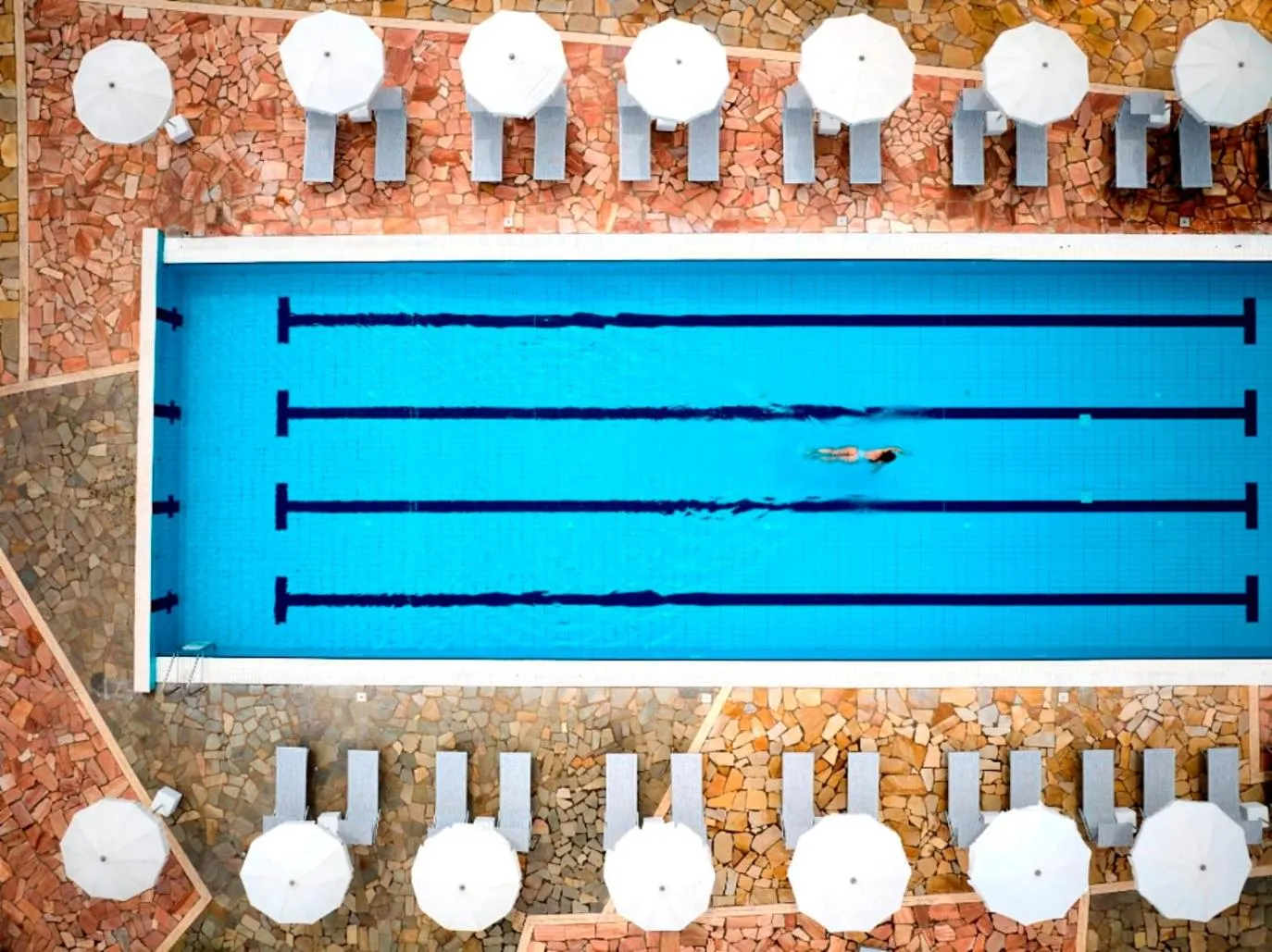 Pool view in Torreserena Resort
