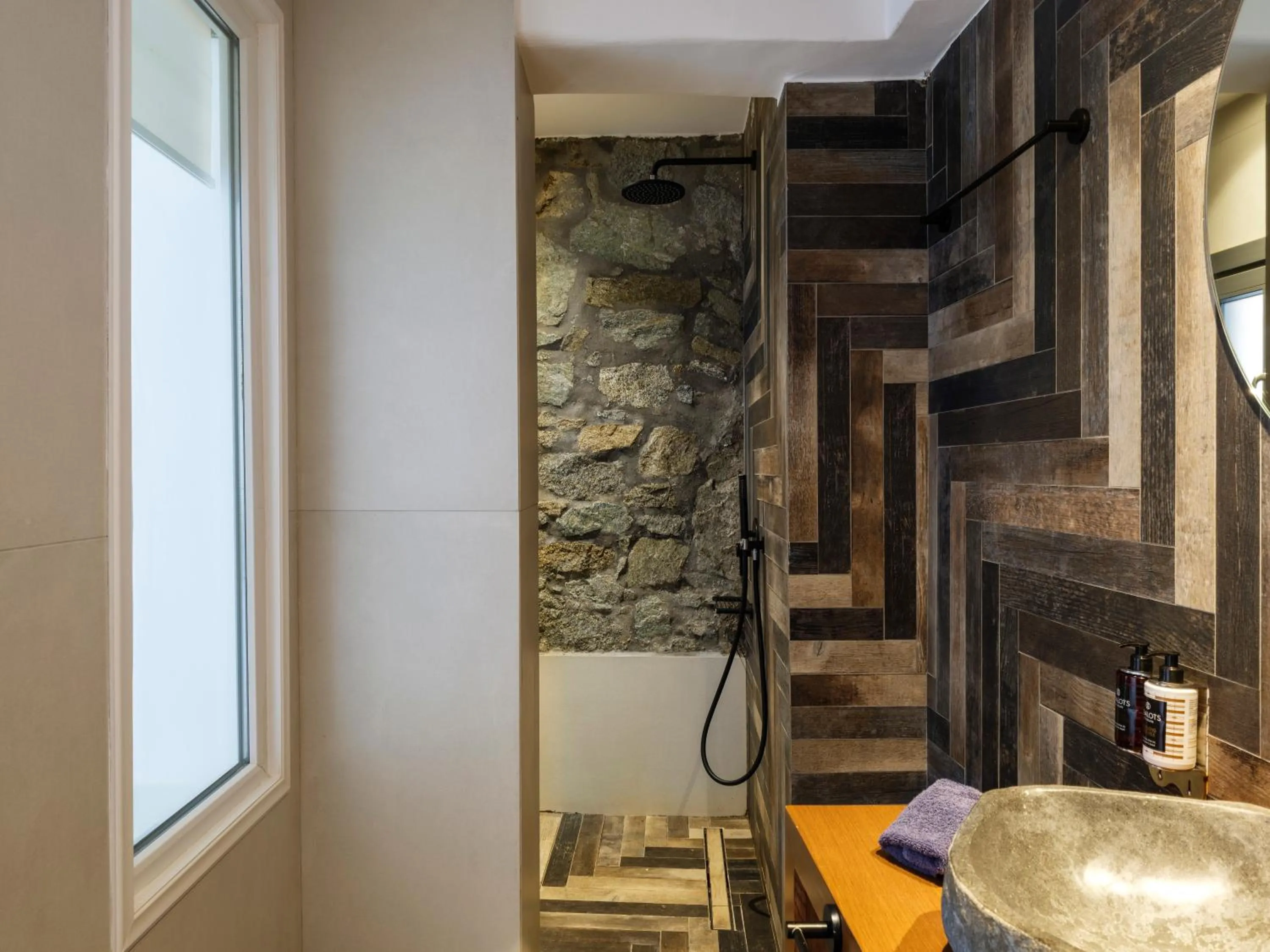 Bathroom in Ftelia Bay Boutique Hotel