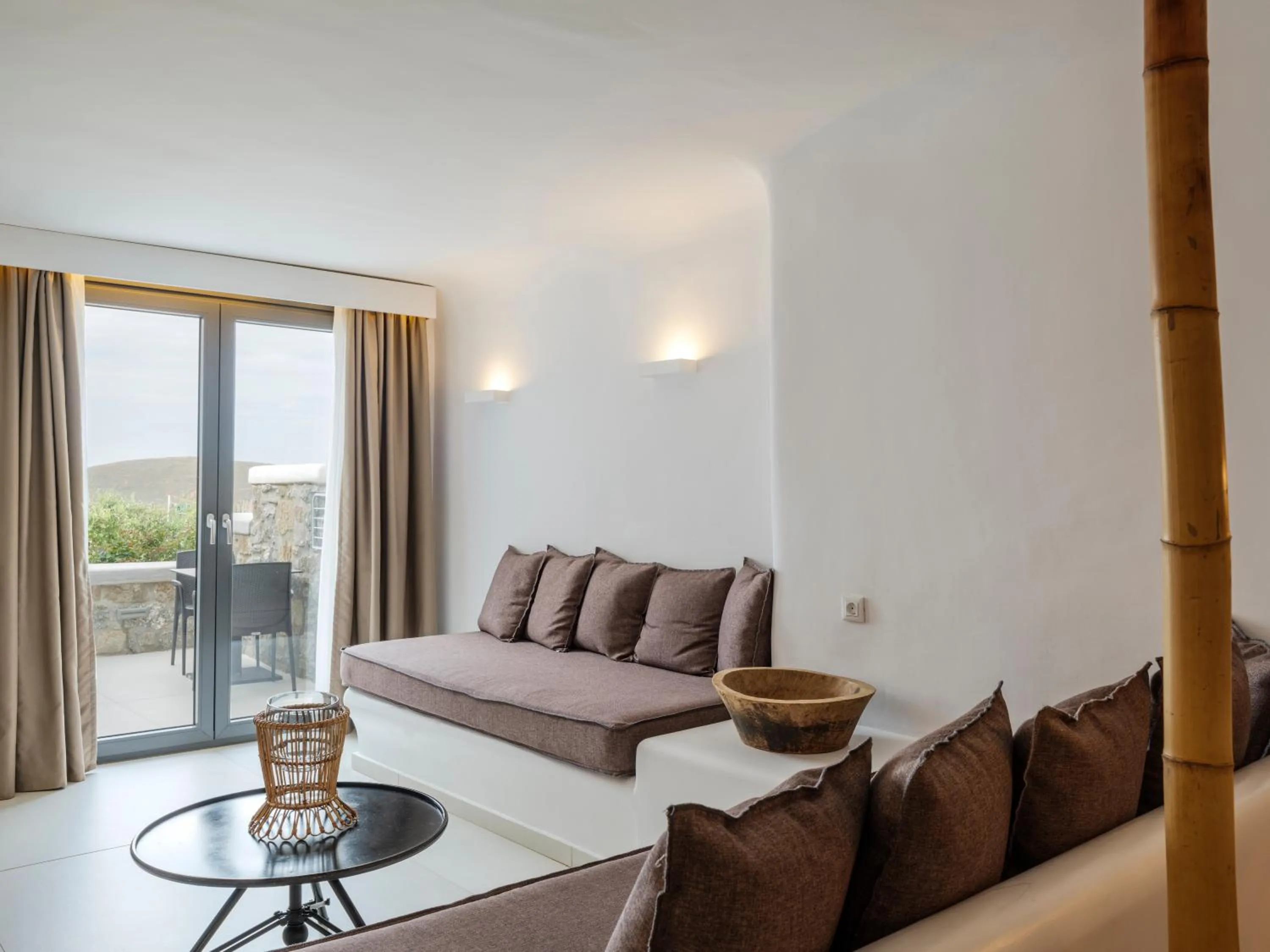 Bedroom in Ftelia Bay Boutique Hotel