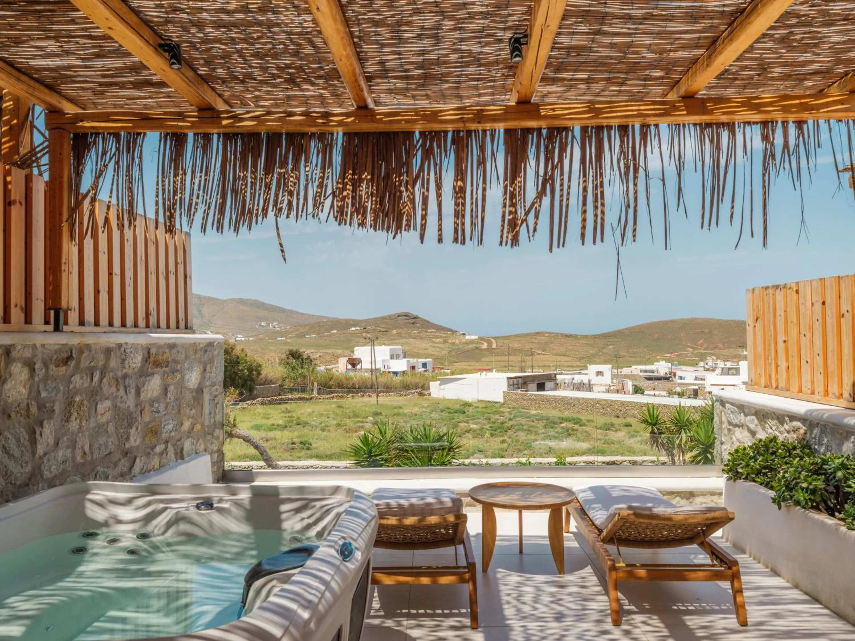 Balcony/Terrace in Ftelia Bay Boutique Hotel