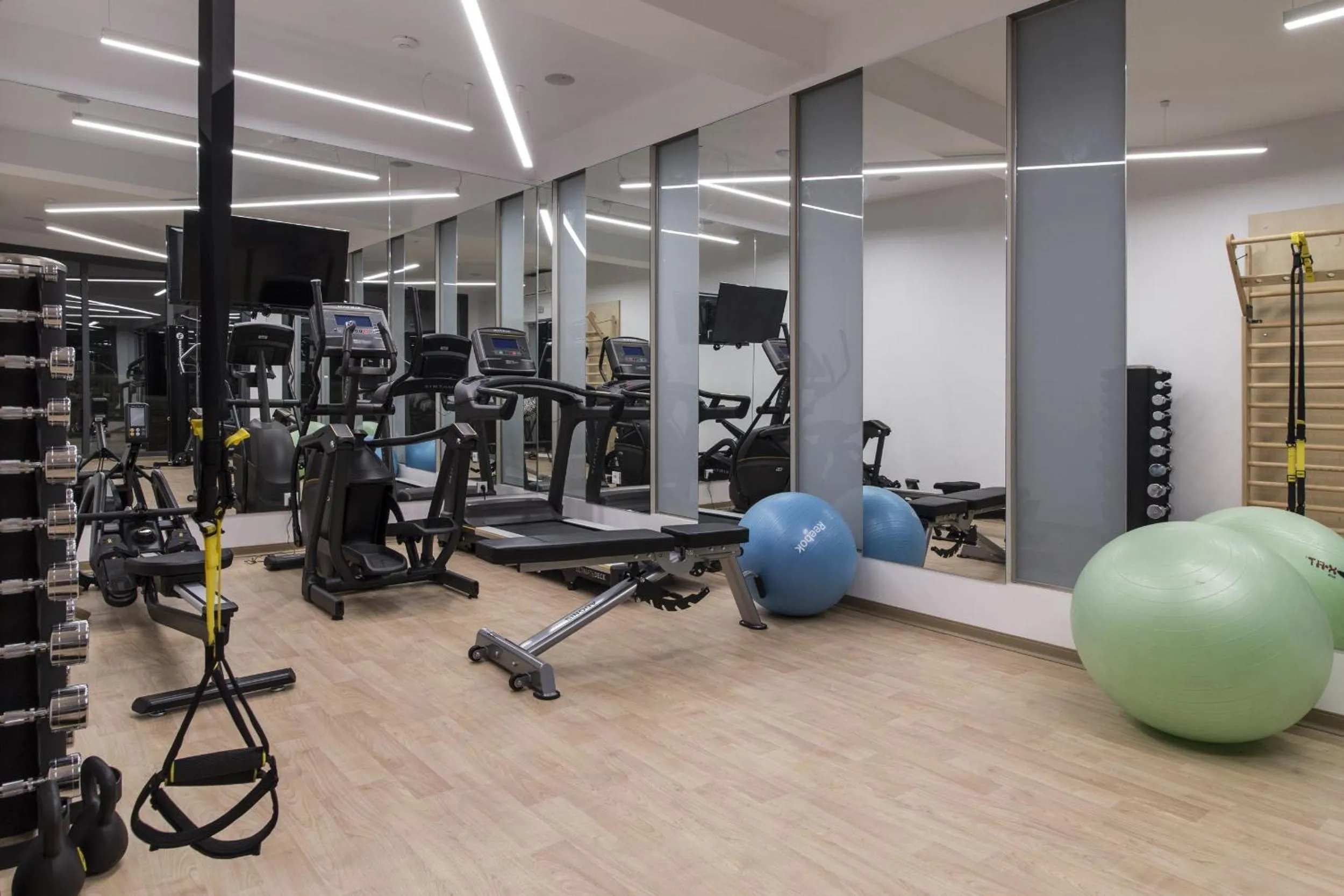 Fitness centre/facilities in Ftelia Bay Boutique Hotel