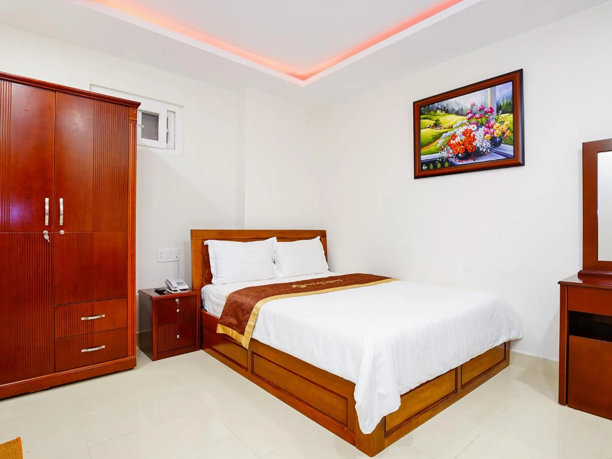 Bed in Dalat Venus Hotel