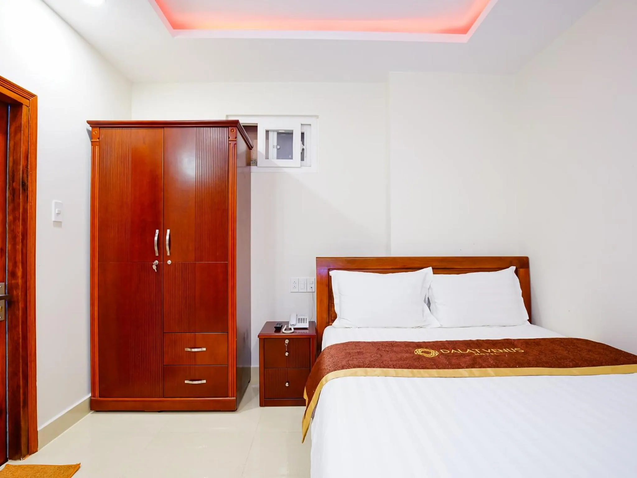 Bed in Dalat Venus Hotel