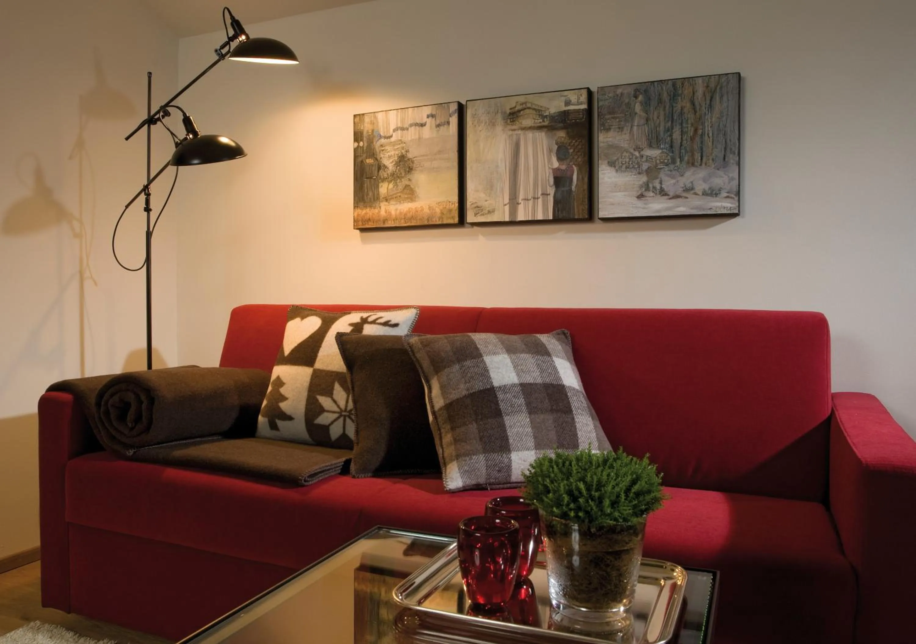 Seating area in Hotel Alpenrose