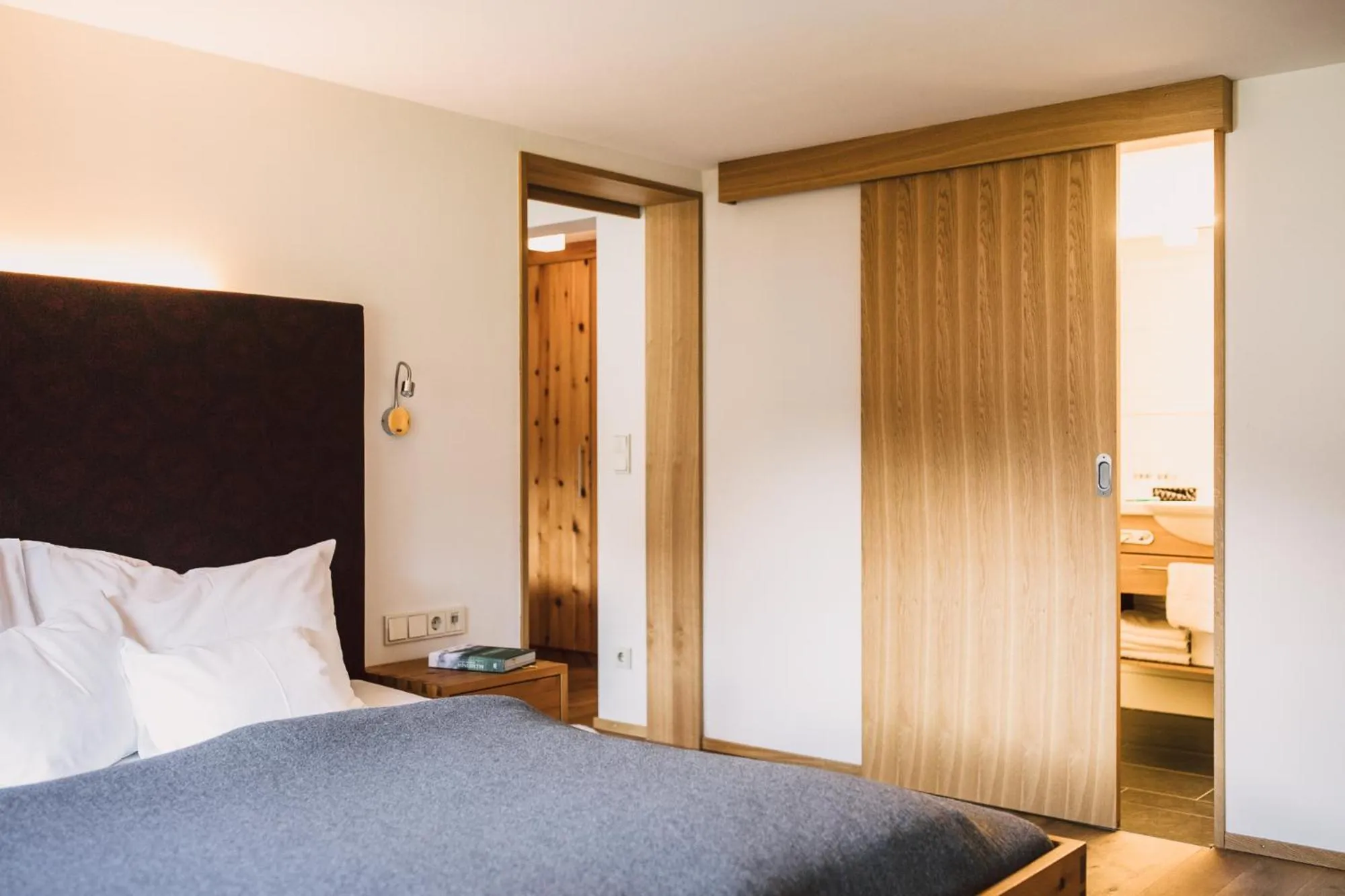 Bed in Hotel Alpenrose