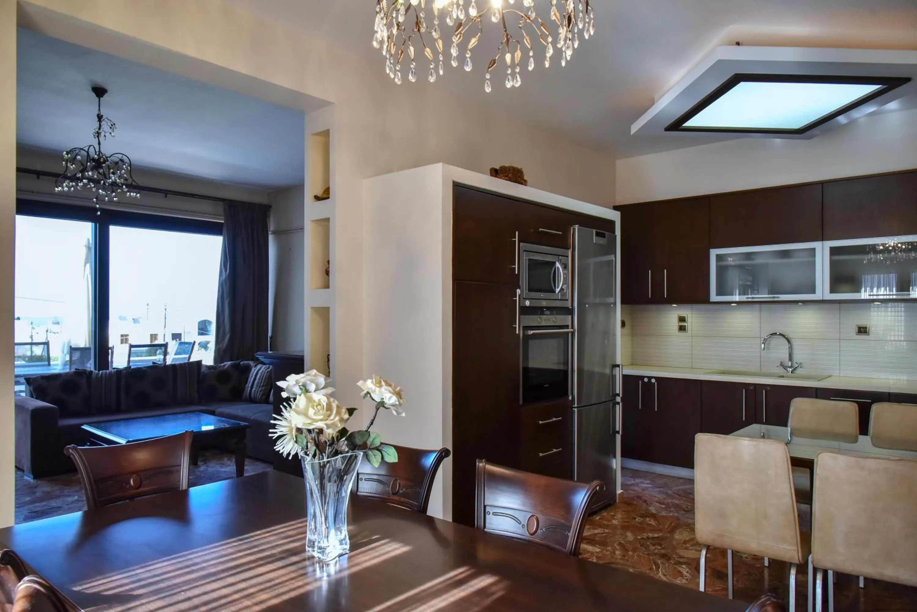 Living room in Iraklis Apartments