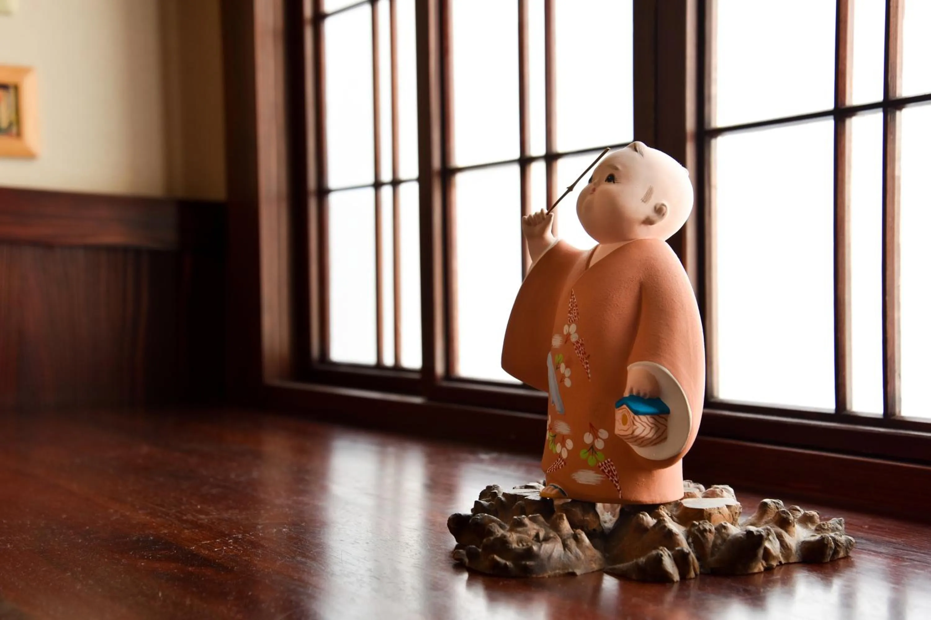 Decorative detail in Kadokyu Ryokan