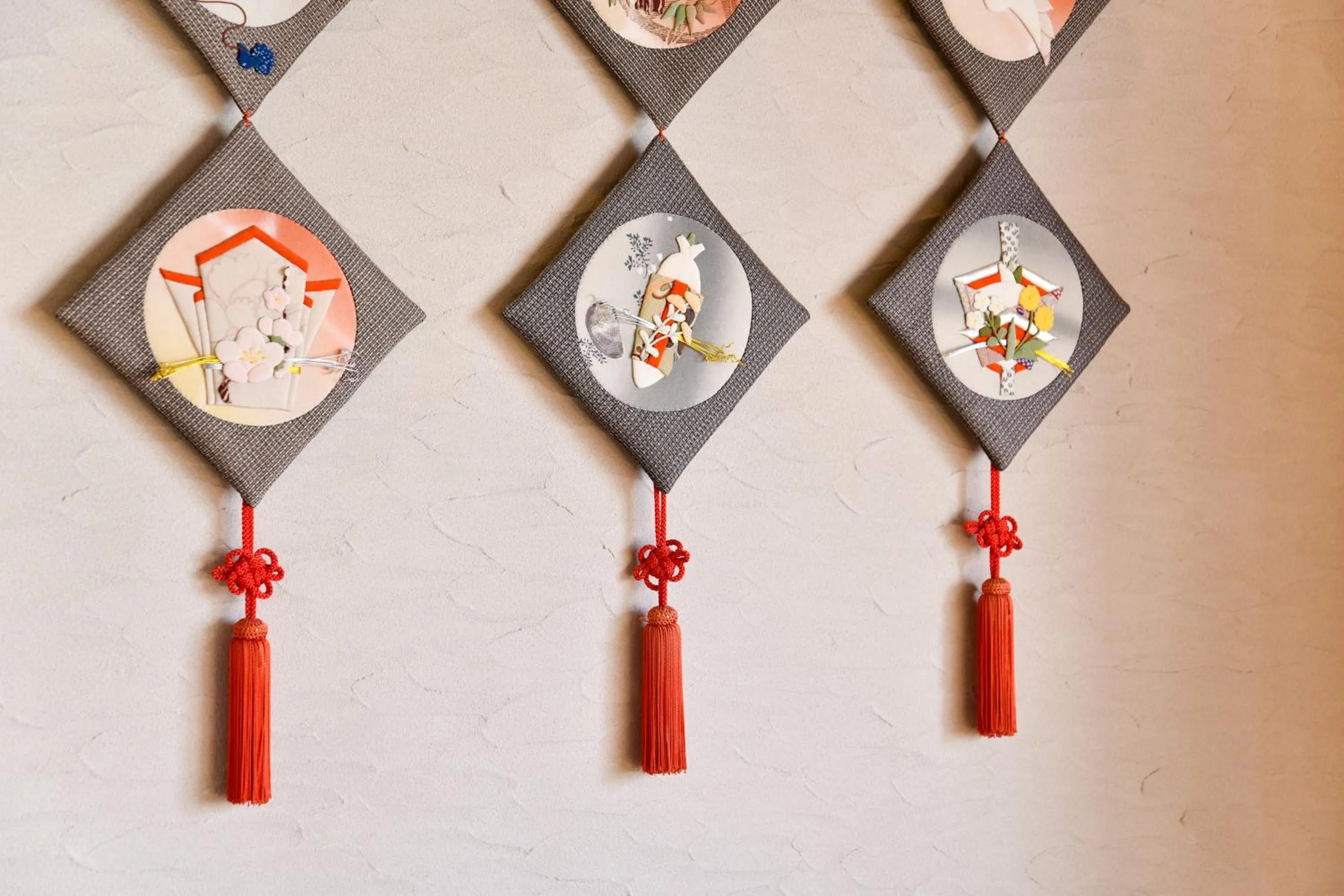 Decorative detail in Kadokyu Ryokan