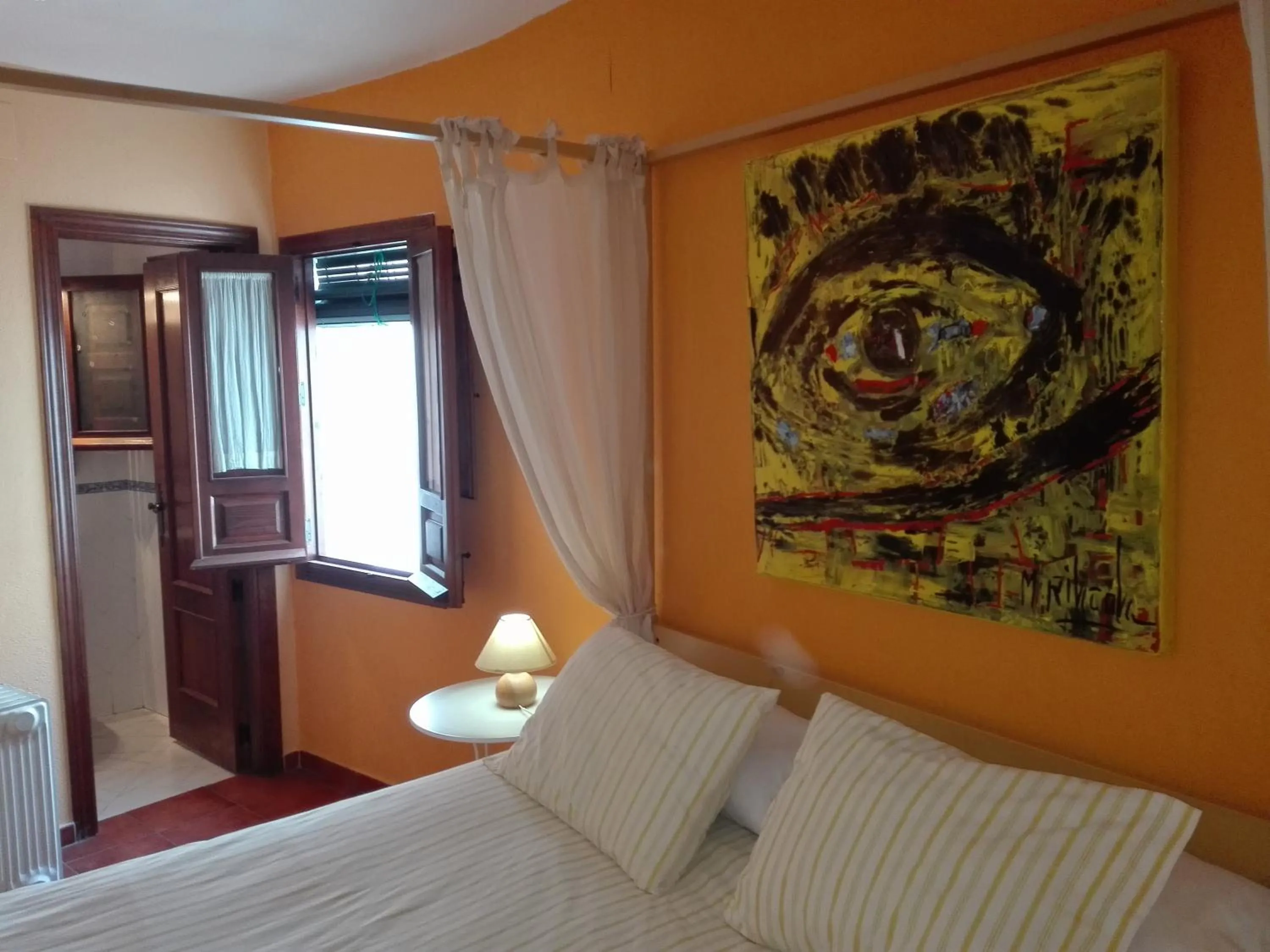 Decorative detail, Bed in La Posada del Recovero