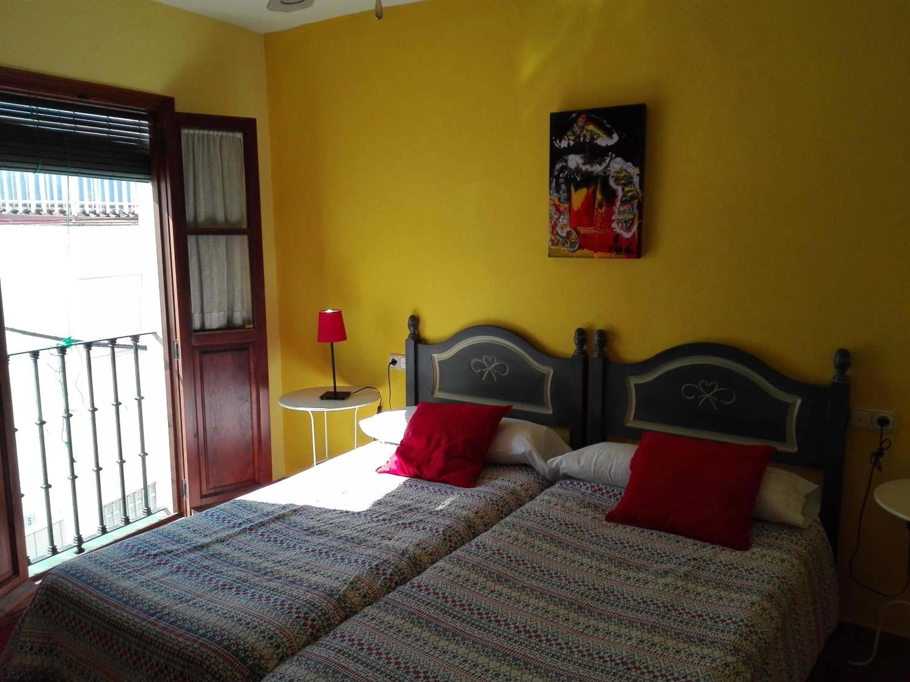 Decorative detail, Bed in La Posada del Recovero