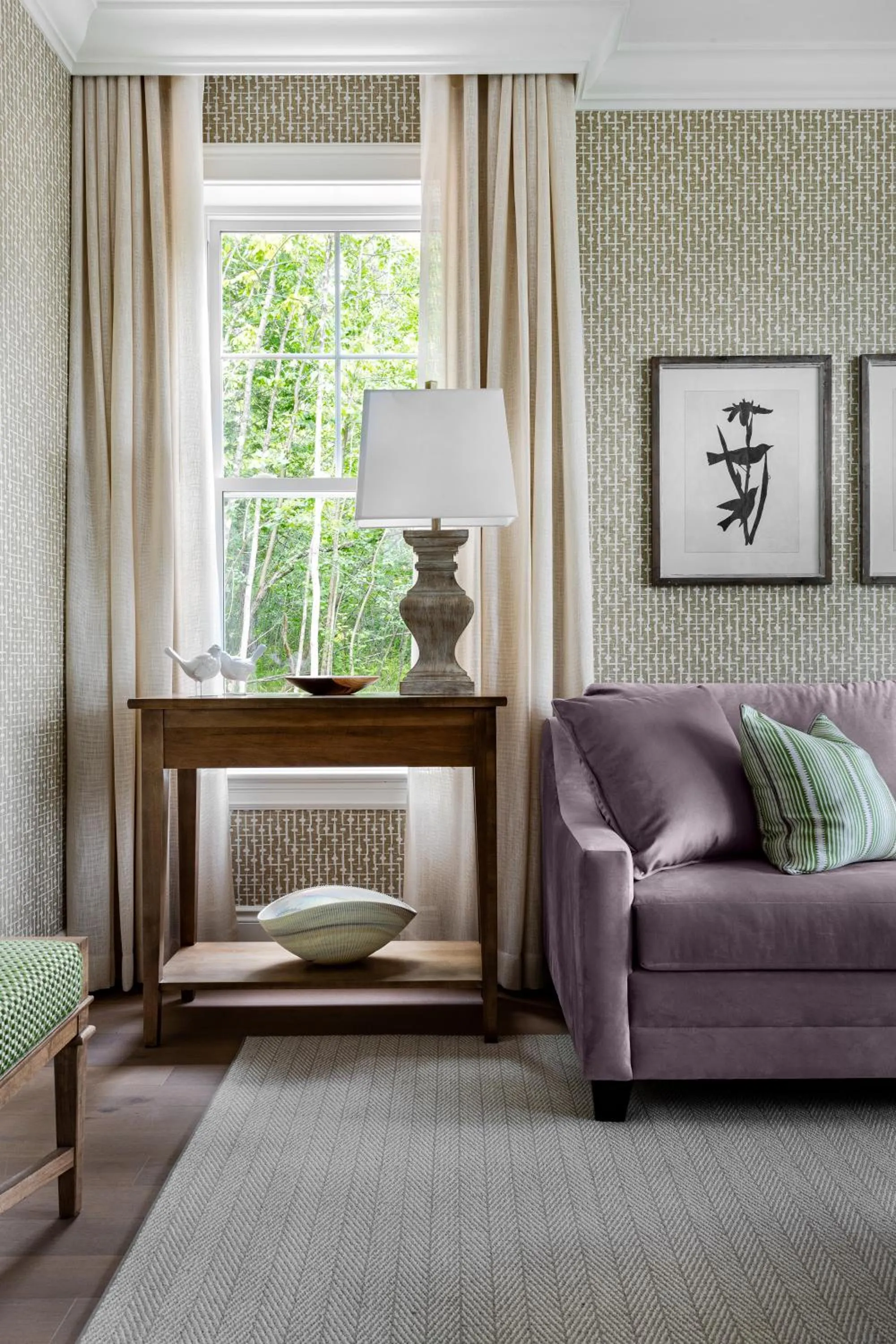 Decorative detail in Manoir Hovey, Relais & Châteaux