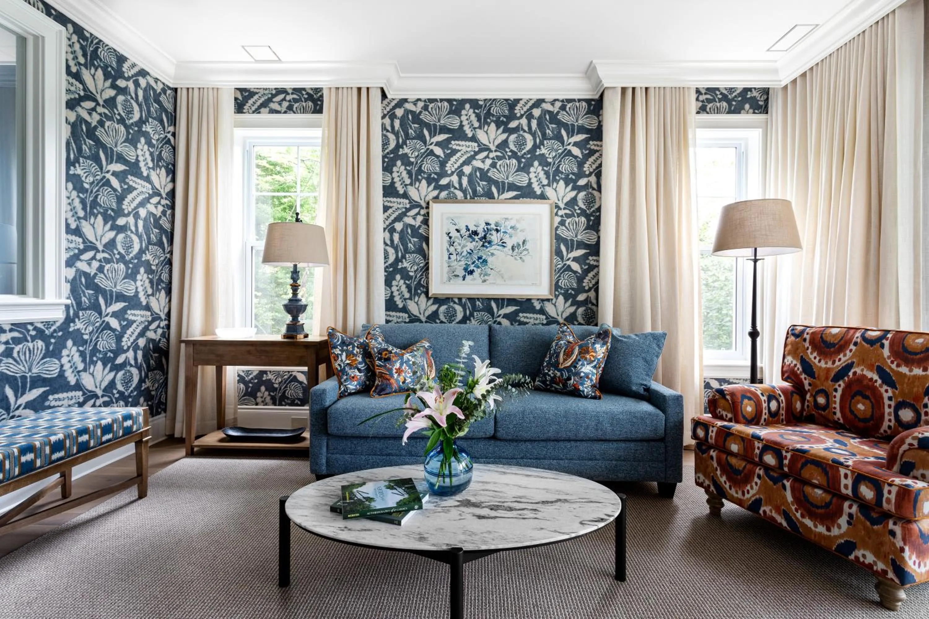 Bedroom in Manoir Hovey, Relais & Châteaux