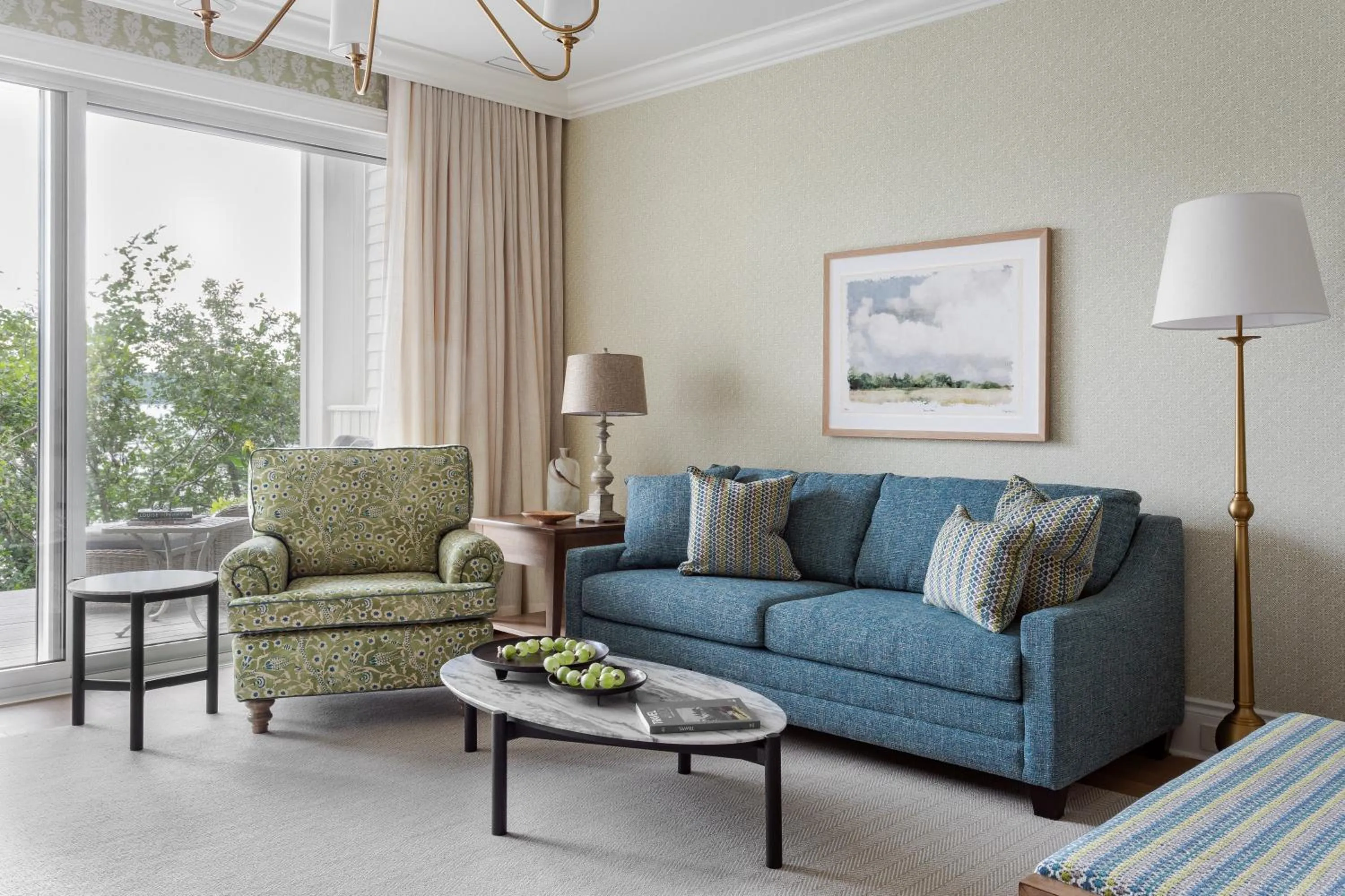 Balcony/Terrace in Manoir Hovey, Relais & Châteaux