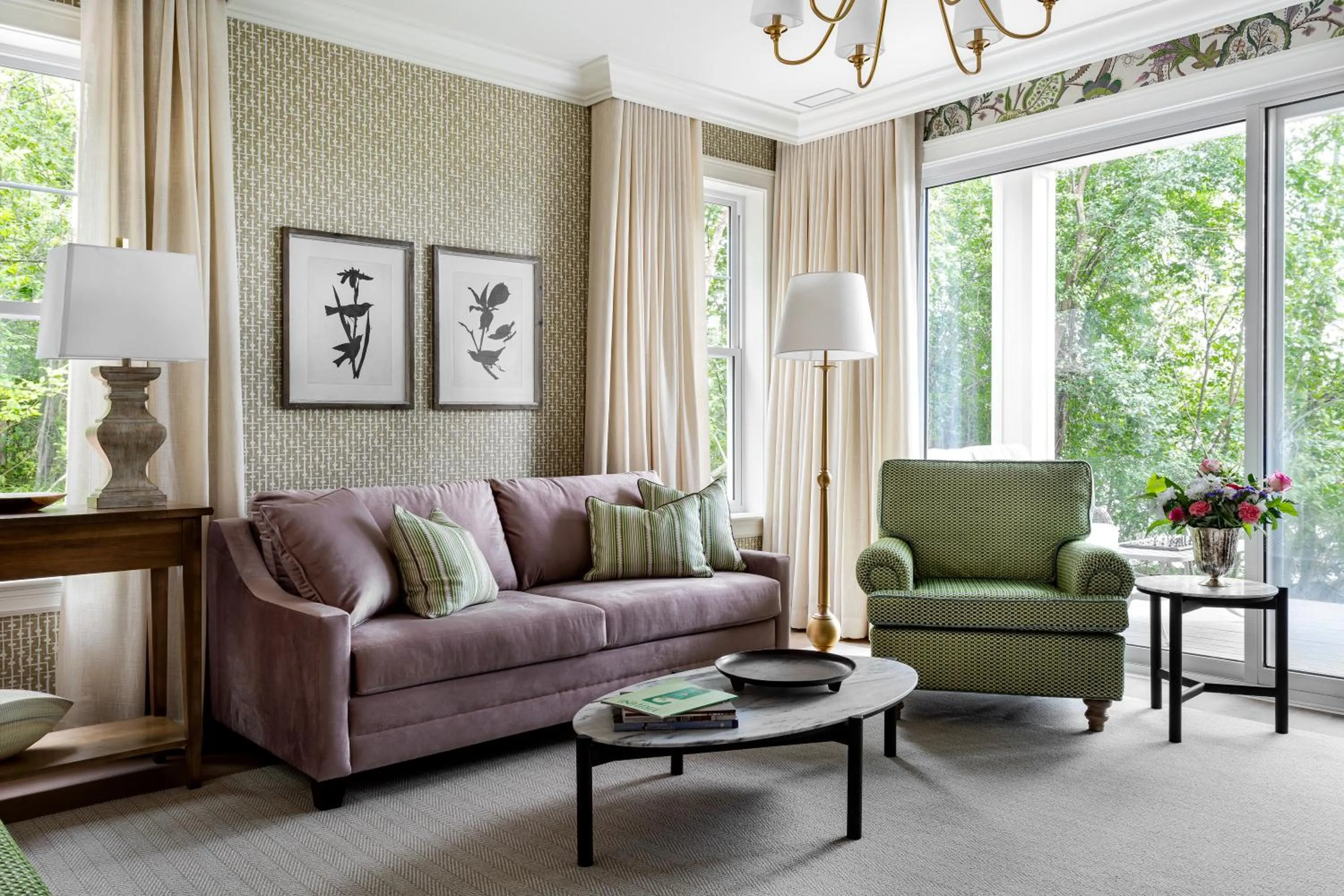 Balcony/Terrace in Manoir Hovey, Relais & Châteaux