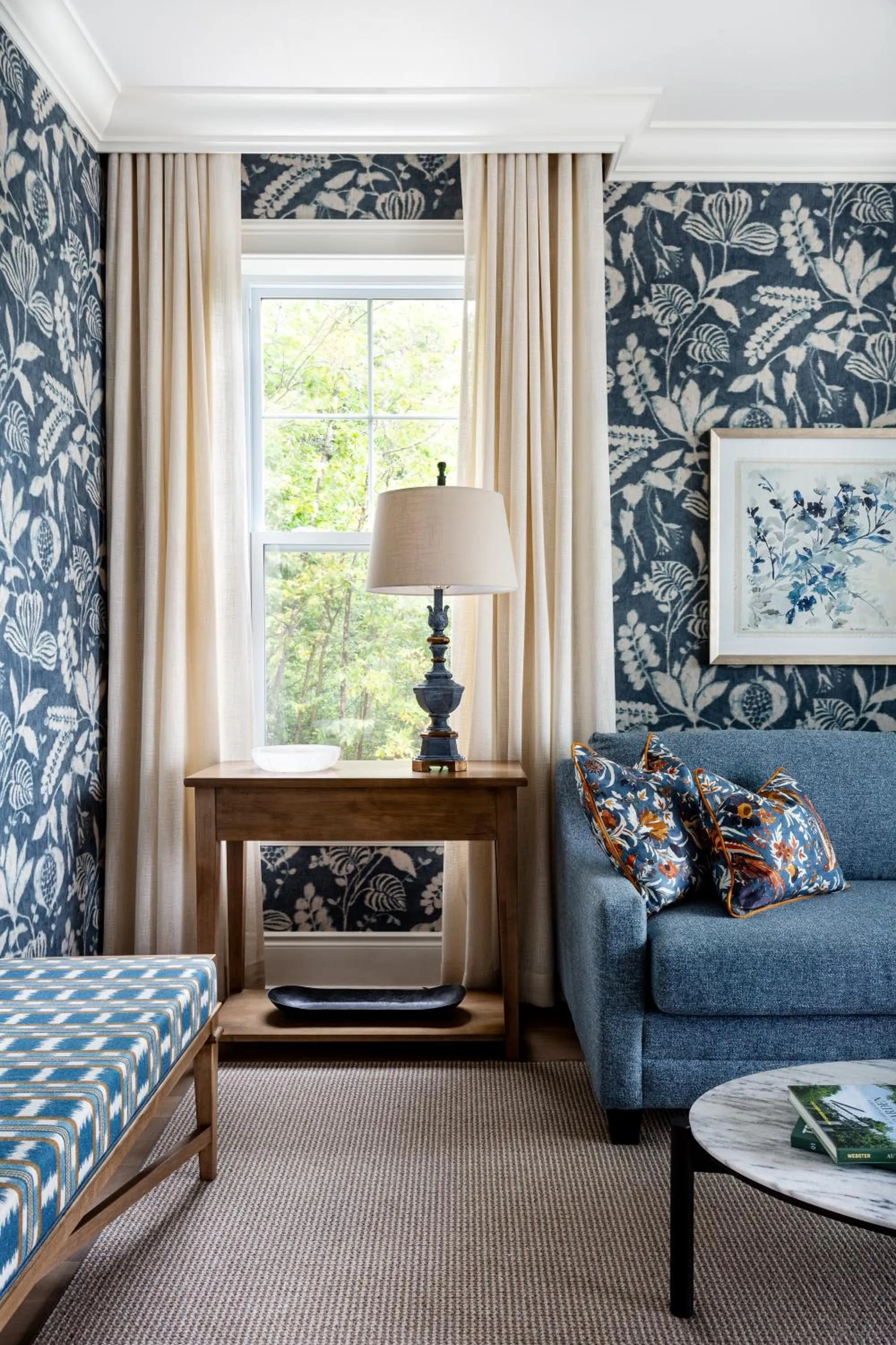 Decorative detail in Manoir Hovey, Relais & Châteaux