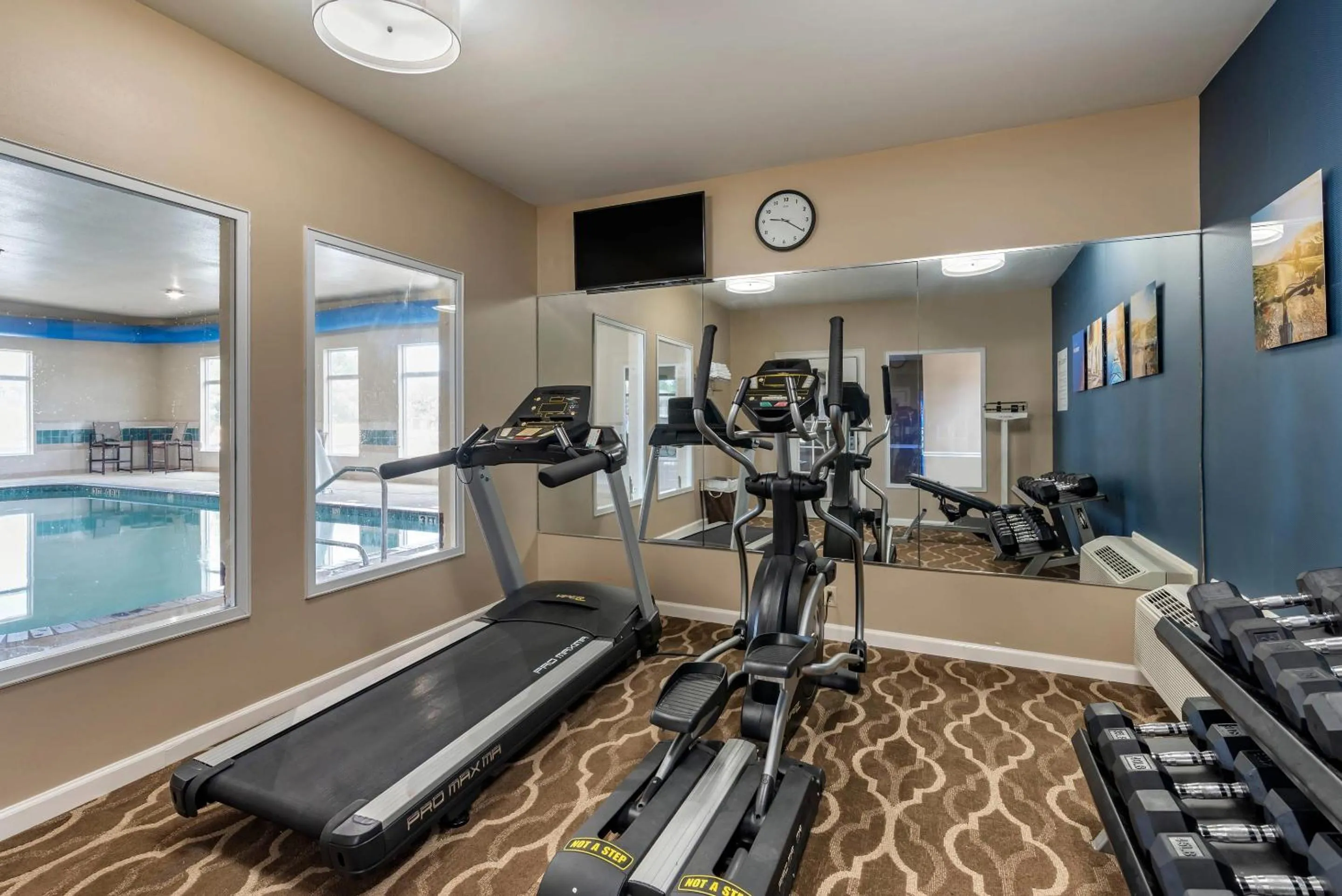 Fitness centre/facilities in Comfort Inn & Suites Bryant - Benton