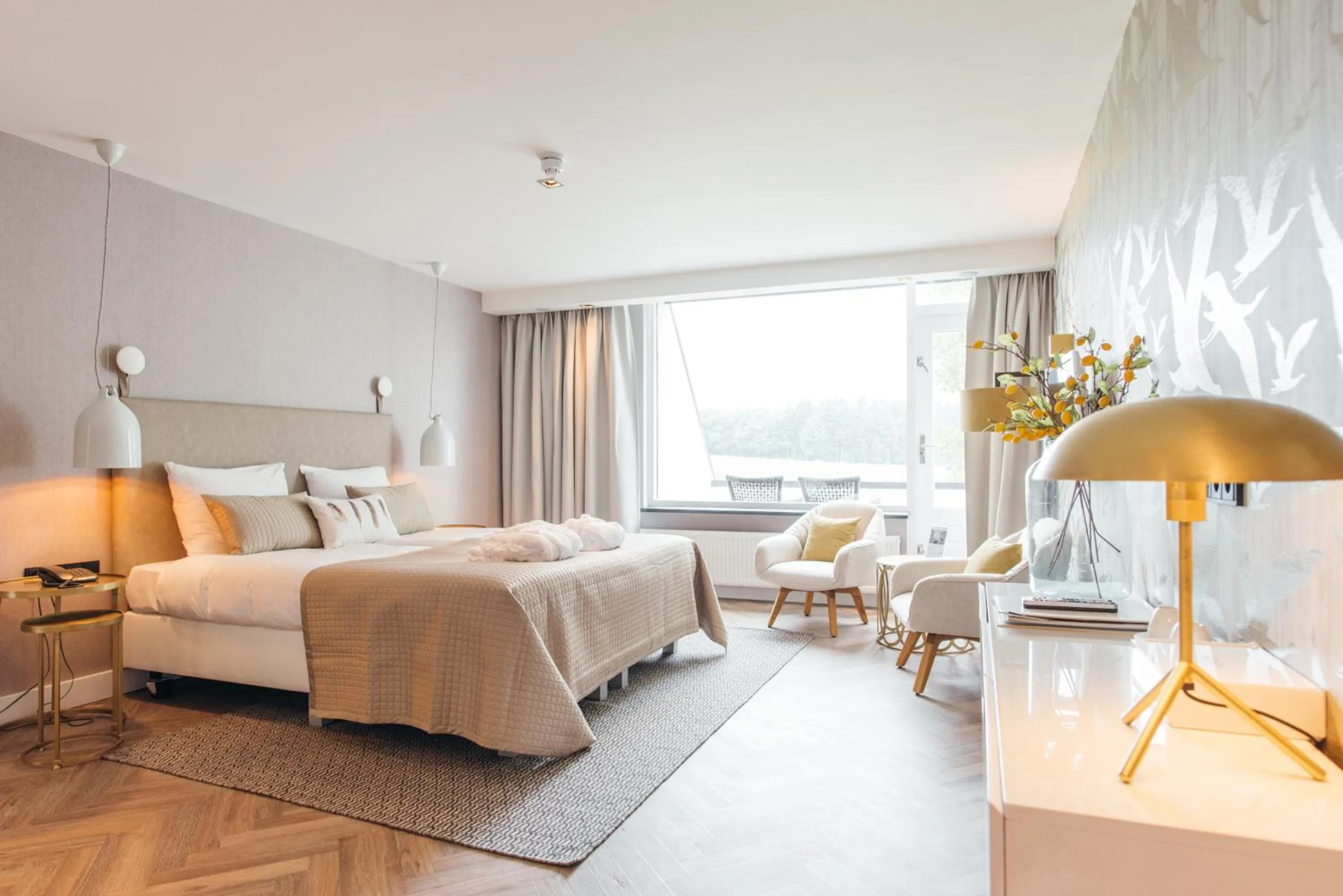 Sauna, Bed in Van der Valk Hotel Apeldoorn - de Cantharel