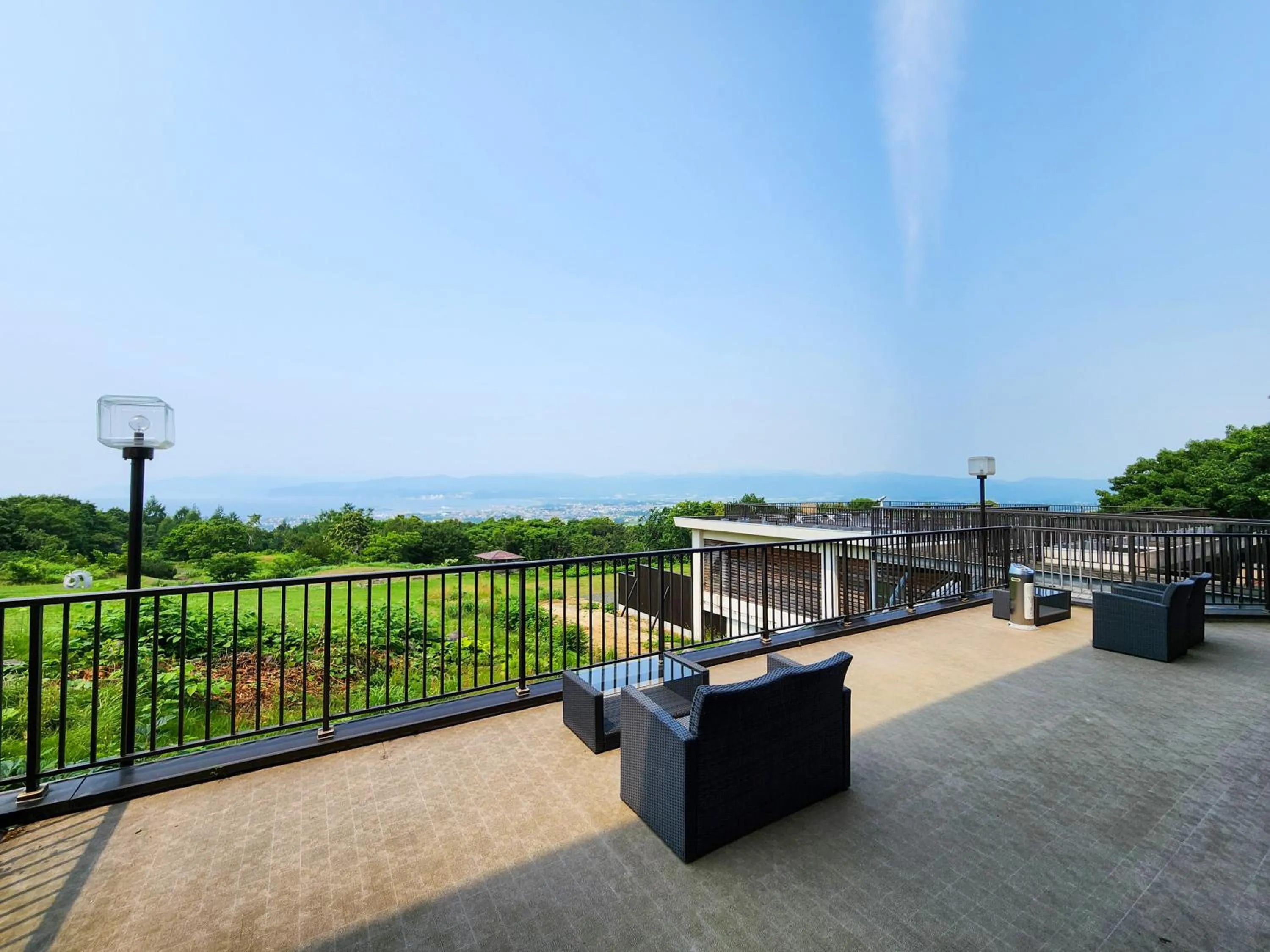 Balcony/Terrace in Iwanai Kogen Hotel