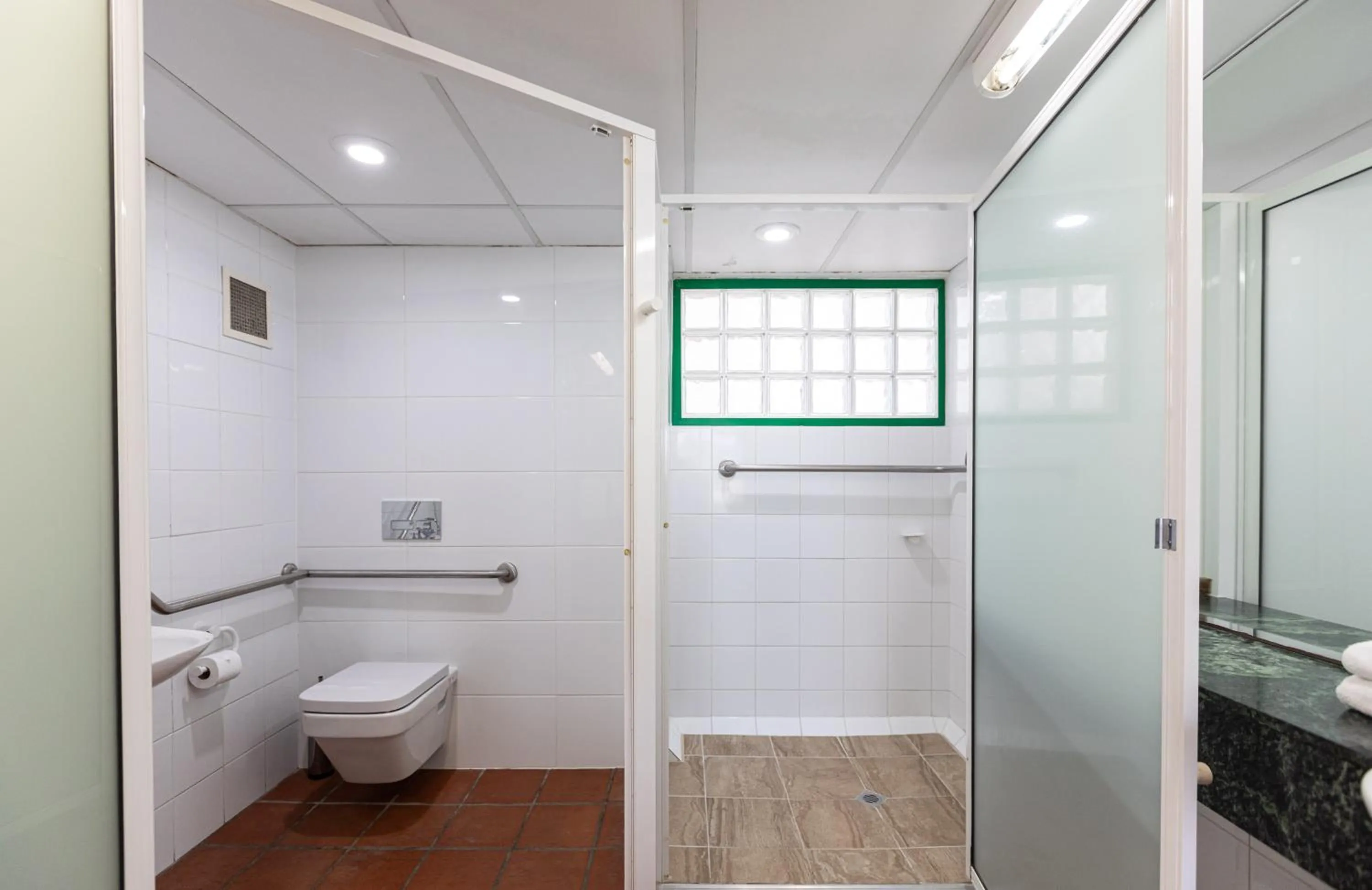 Shower in Club Tropical Resort - Official Onsite Reception & Check In