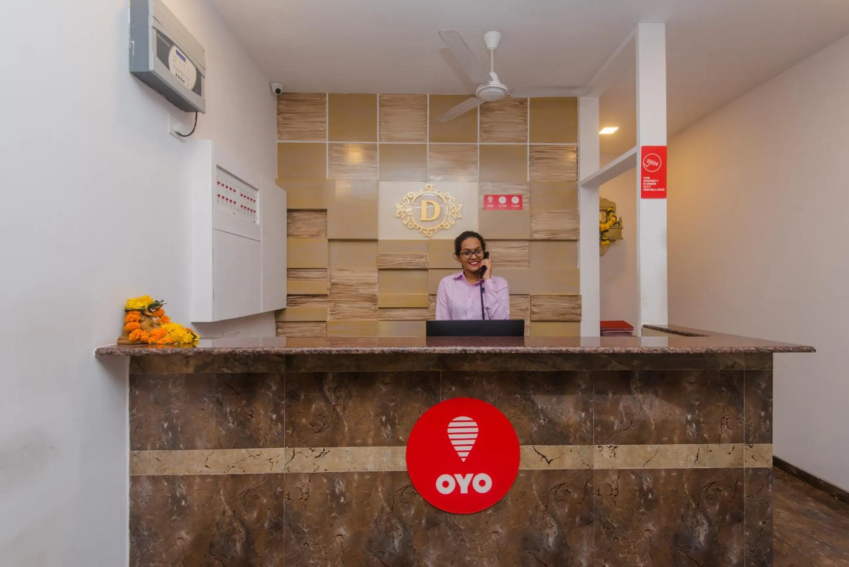 Lobby or reception in Hotel O Divine Residency Near Phoenix Marketcity