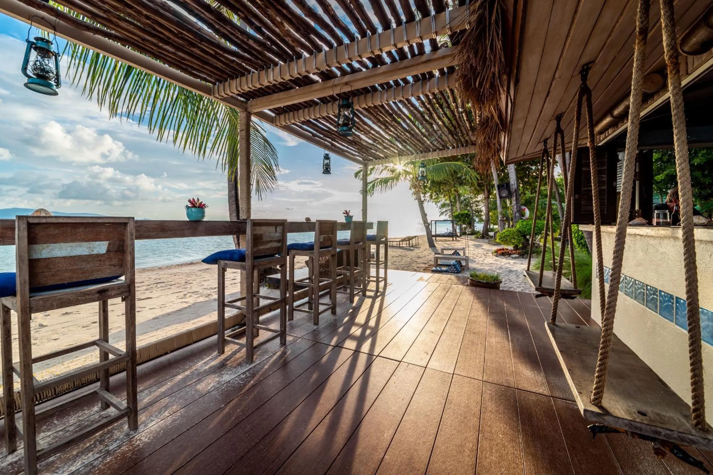 Patio in Phangan Beach Resort