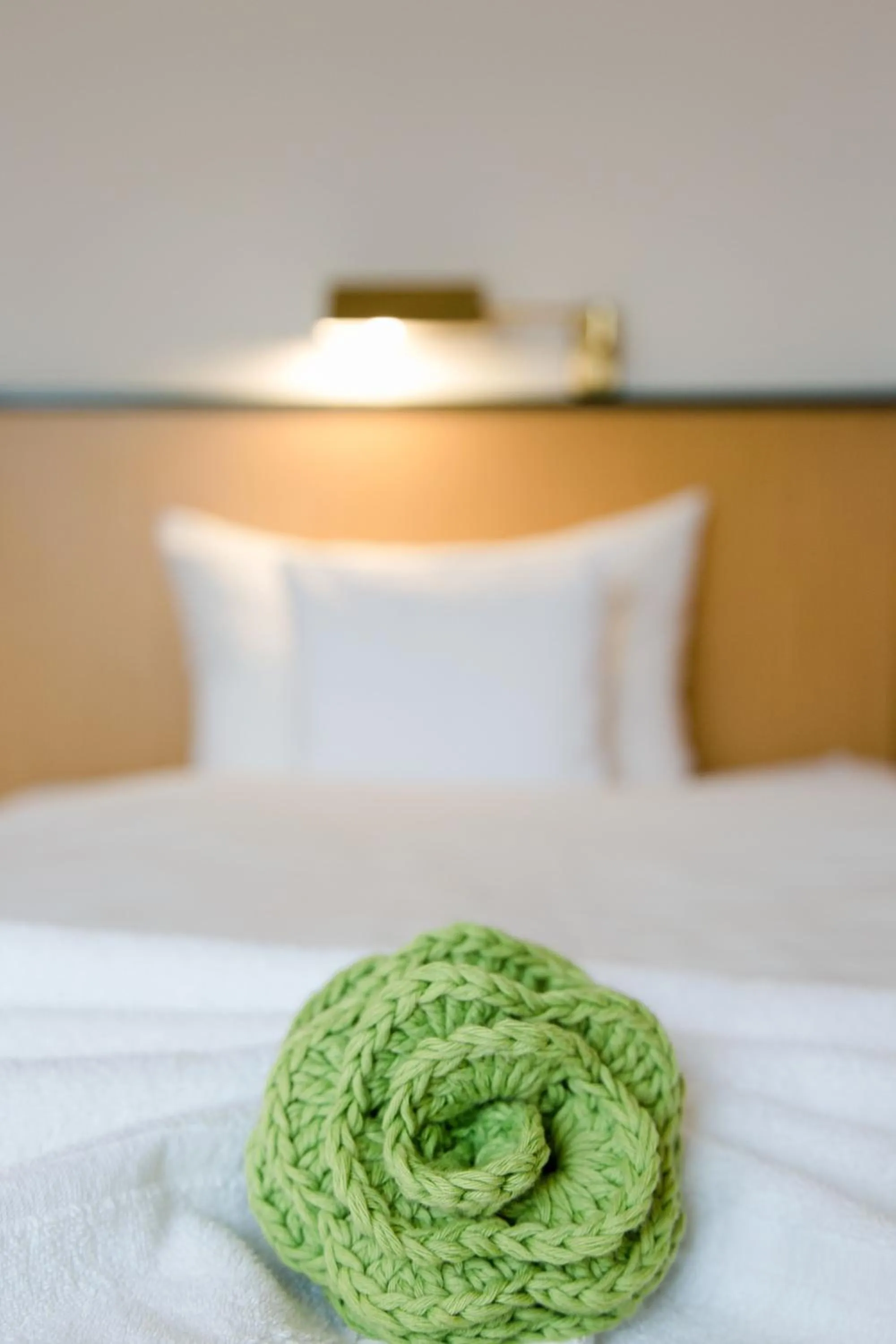 Bed in Friesen Hotel