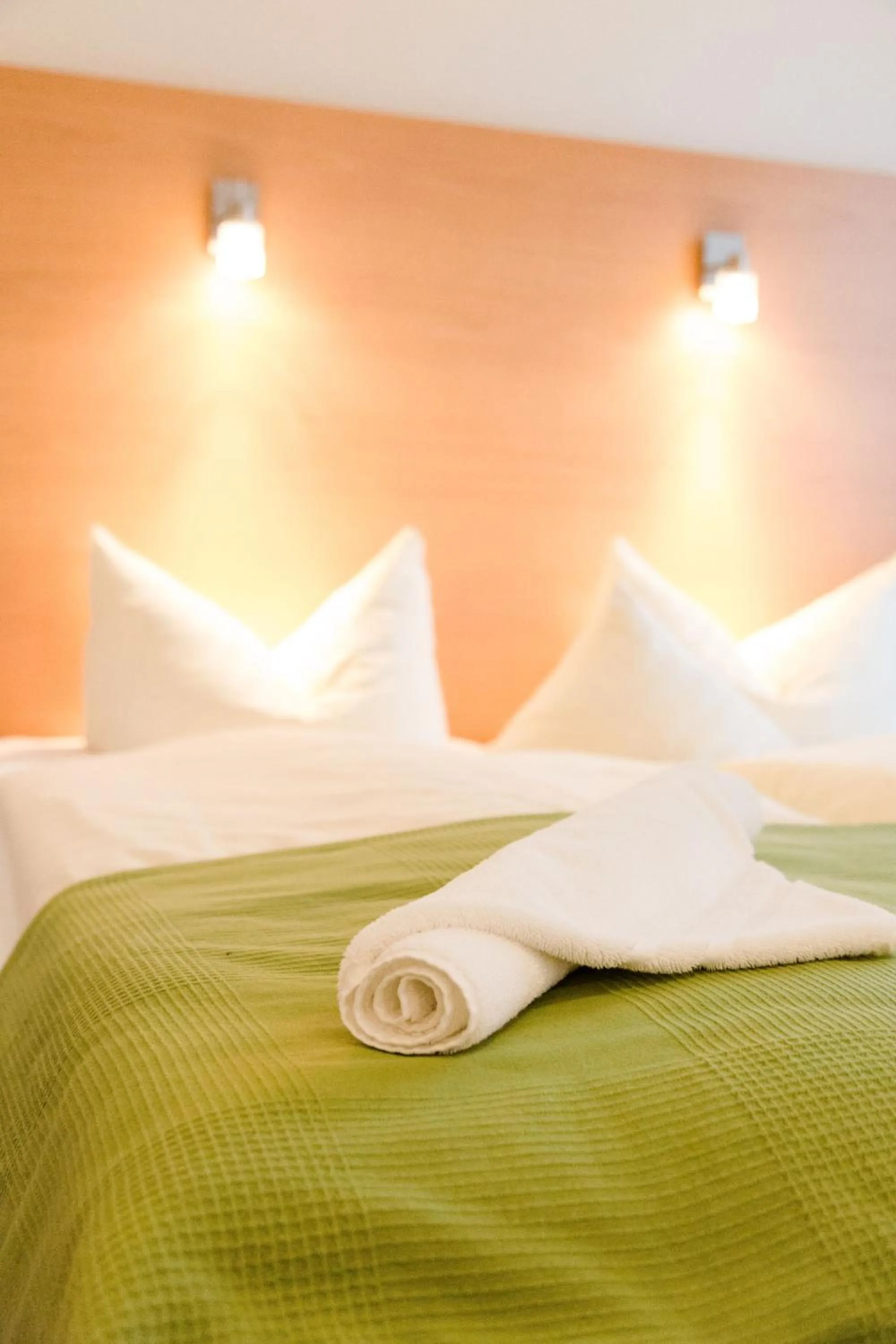 Bed in Friesen Hotel