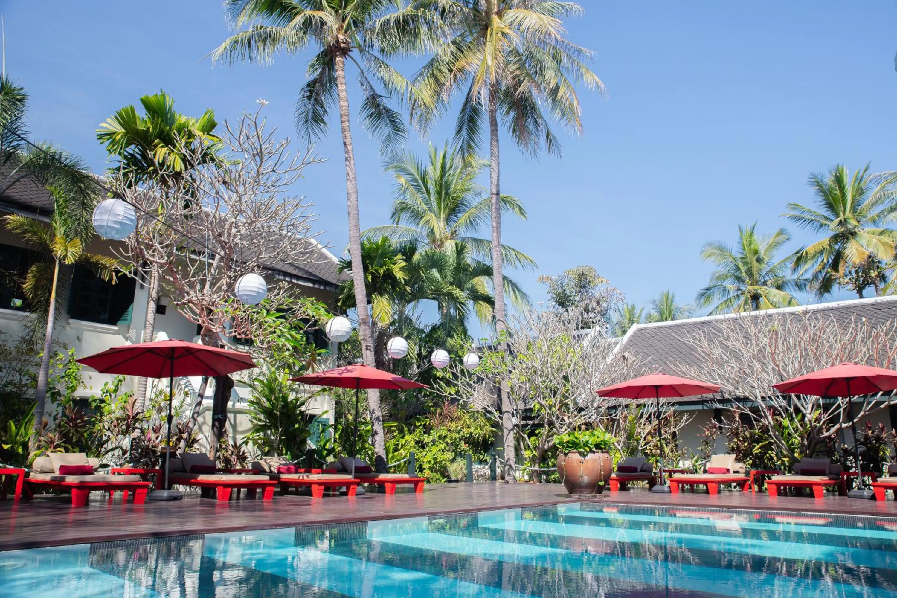 Swimming pool in Villa Maly Boutique Hotel