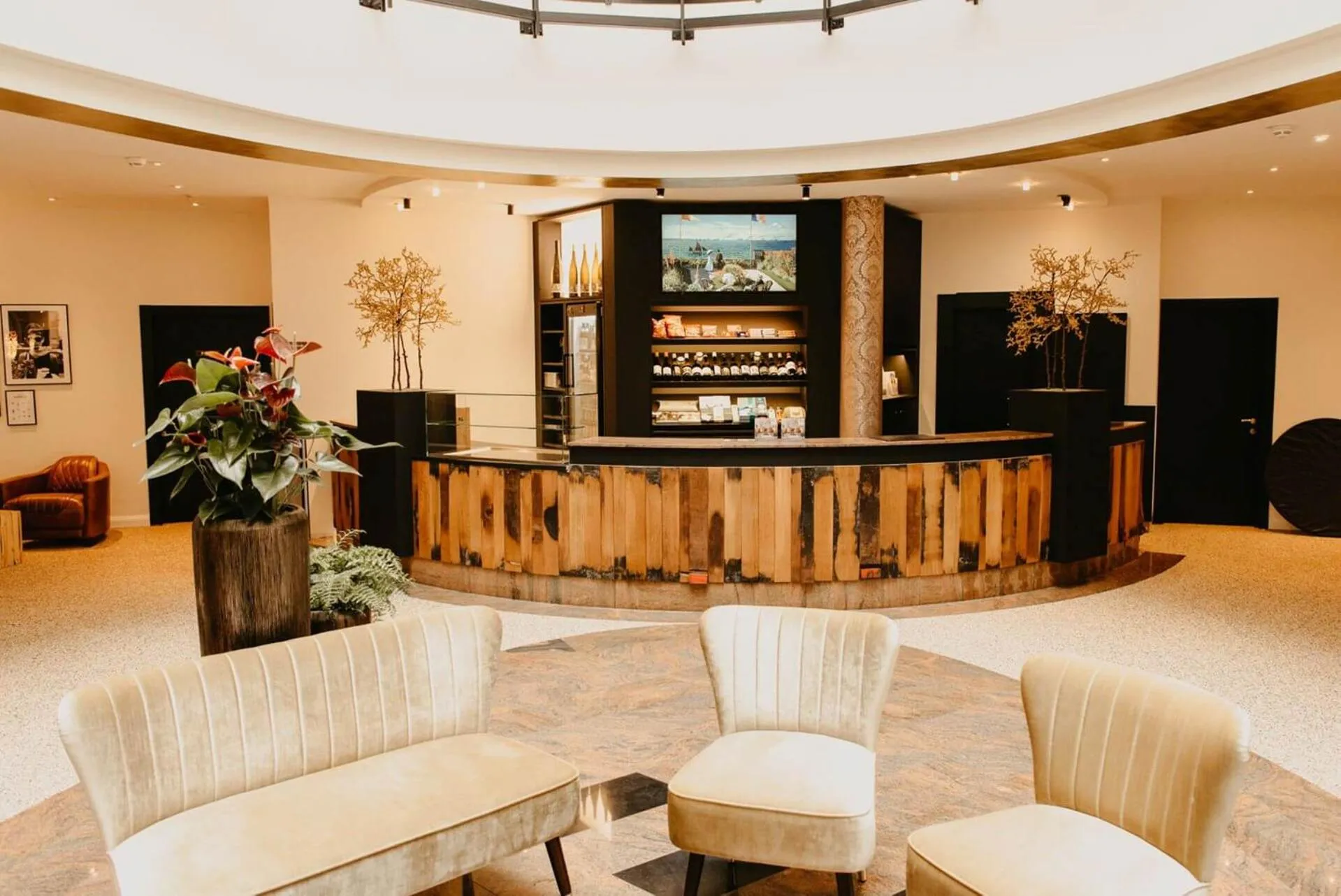 Lobby or reception in Parkhotel Landau