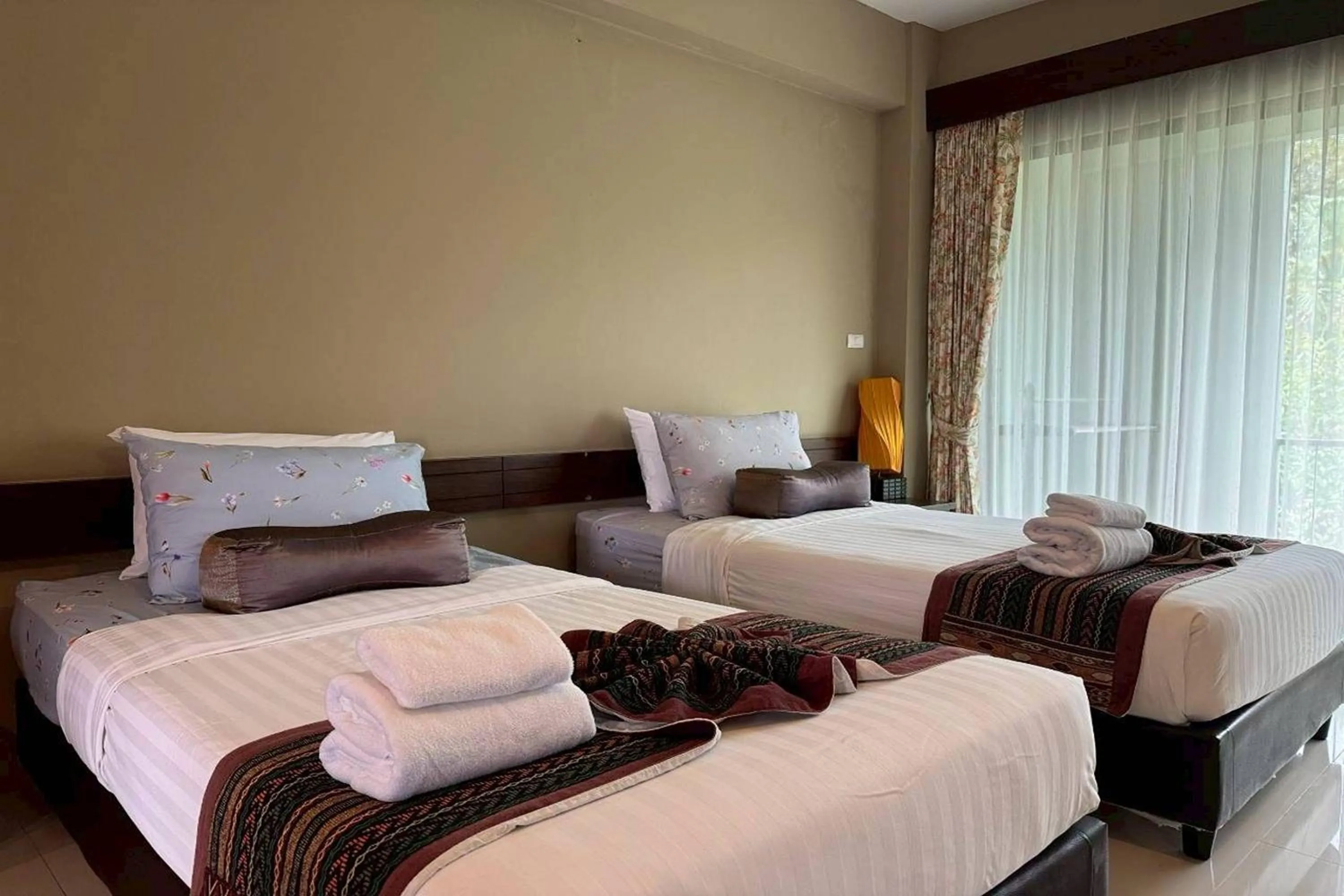 Bedroom, Bed in Poonyamantra Resort Chiang Rai