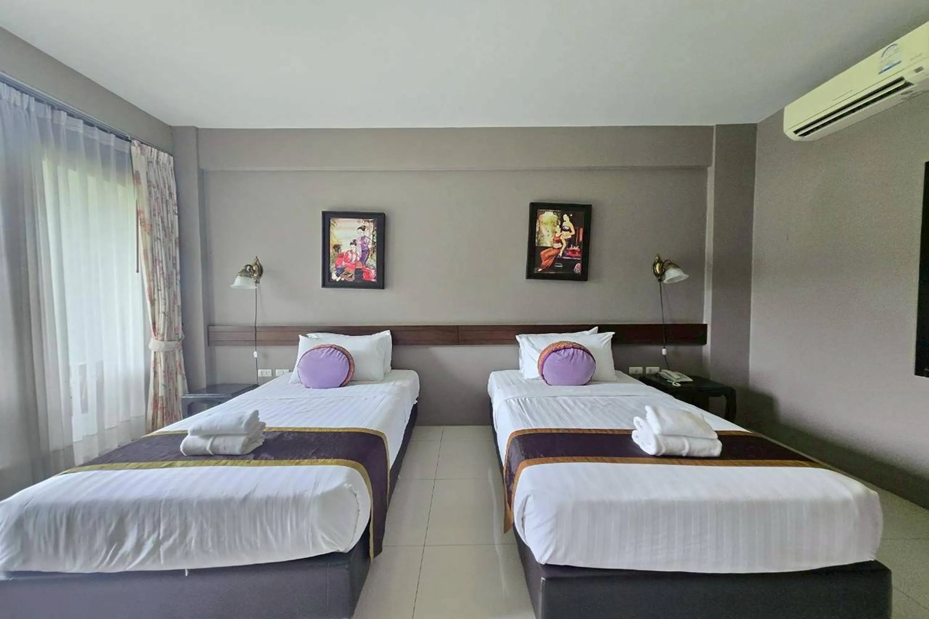Photo of the whole room, Bed in Poonyamantra Resort Chiang Rai