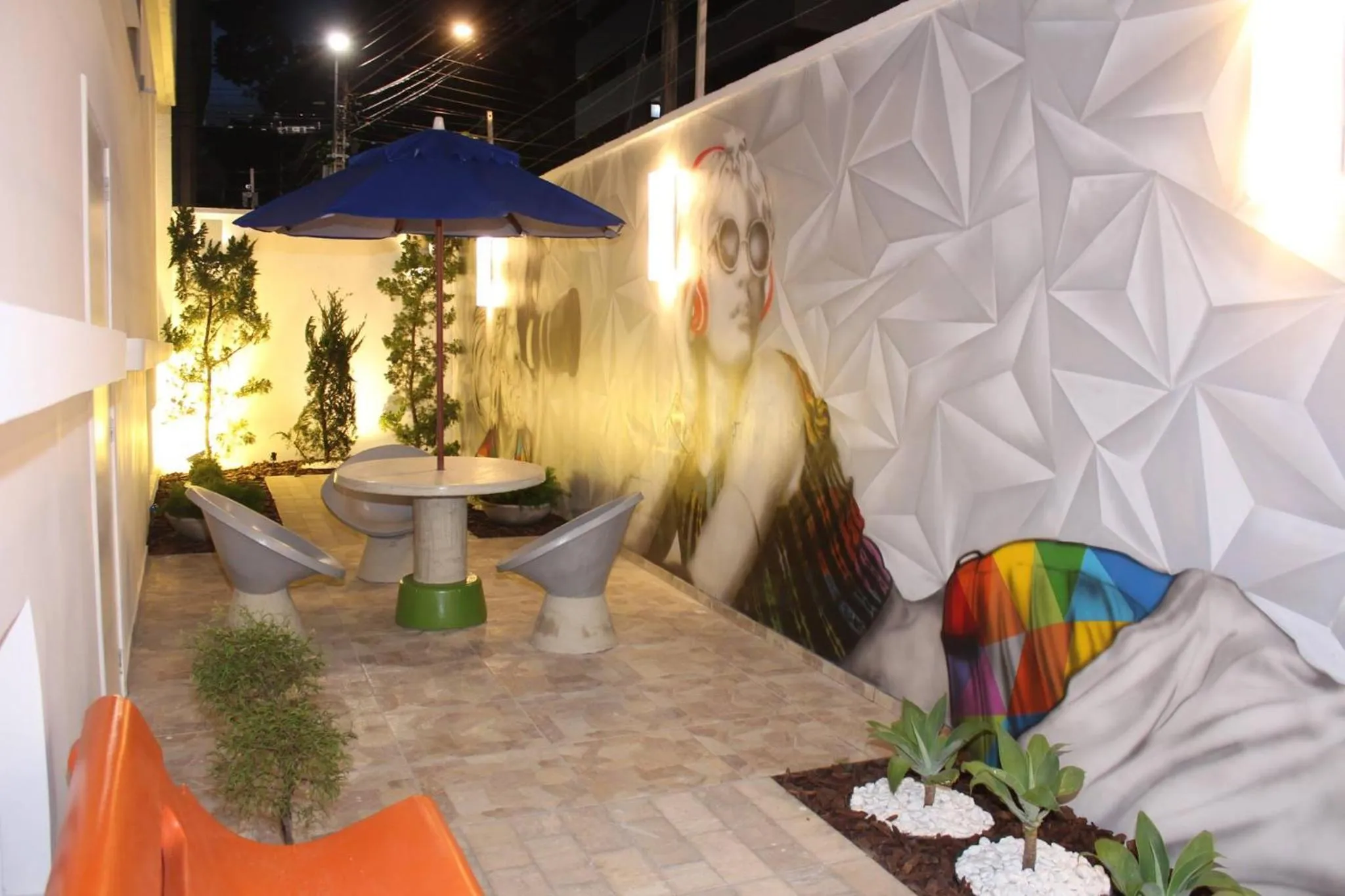 Patio in Hotel Villa Smart