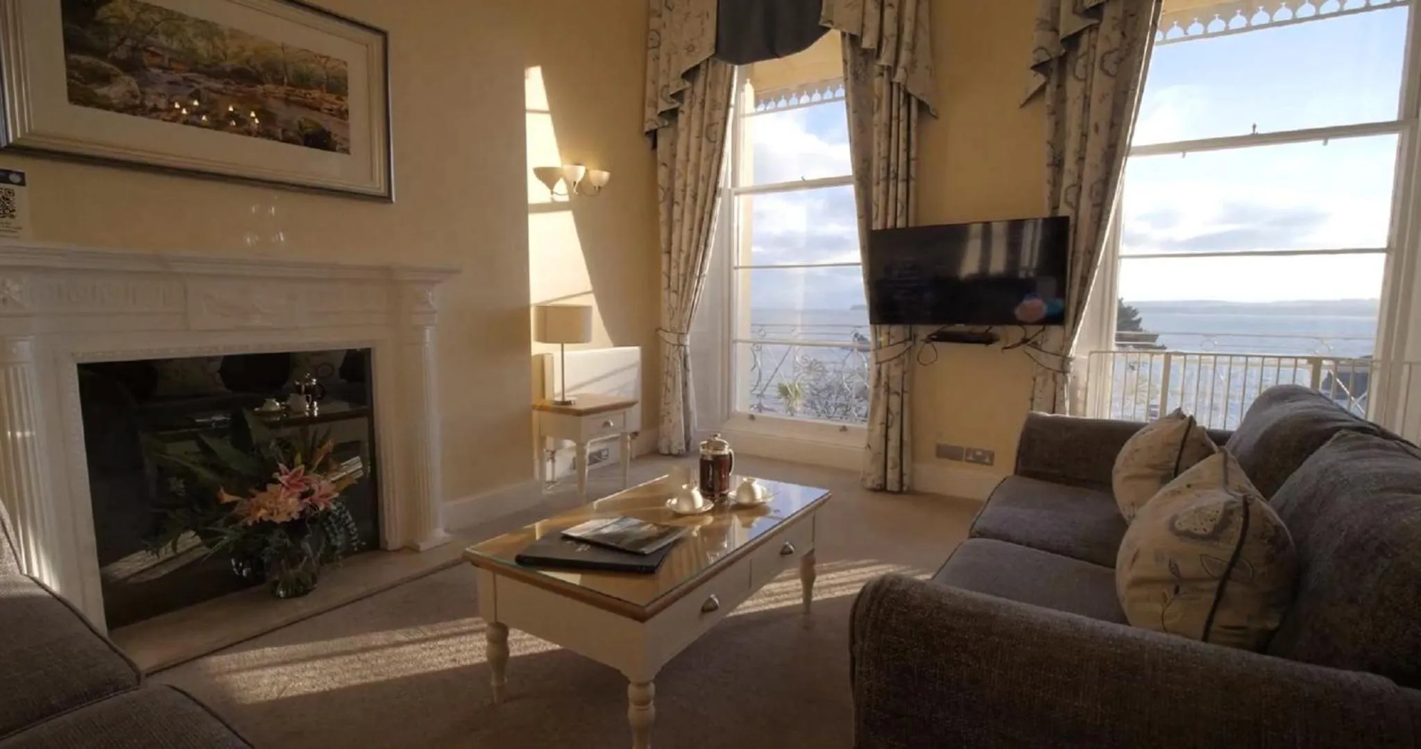 Living room in The Osborne Apartments