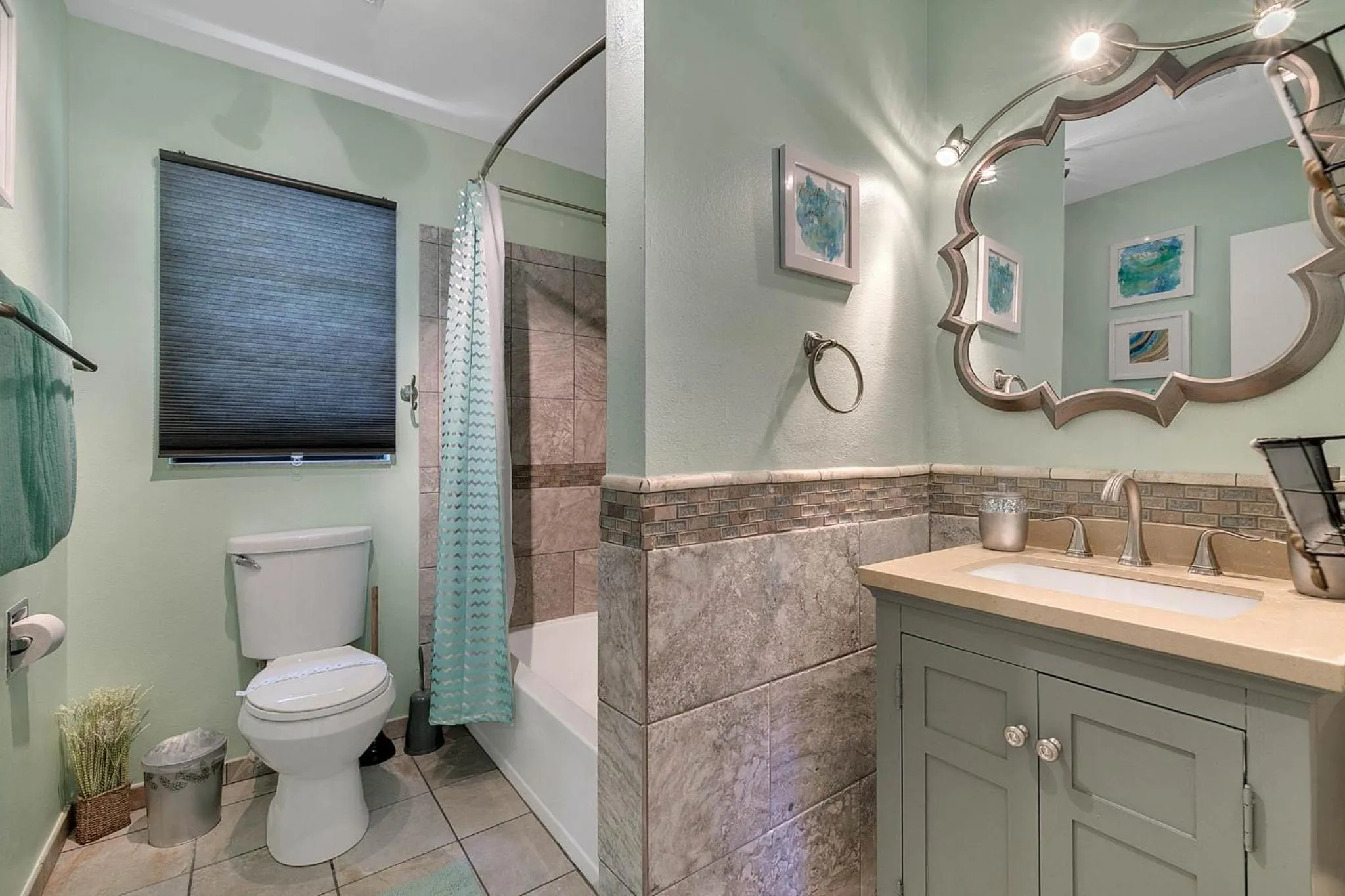 Shower in Family Vacation Villa, Water Park, Endless Amenities