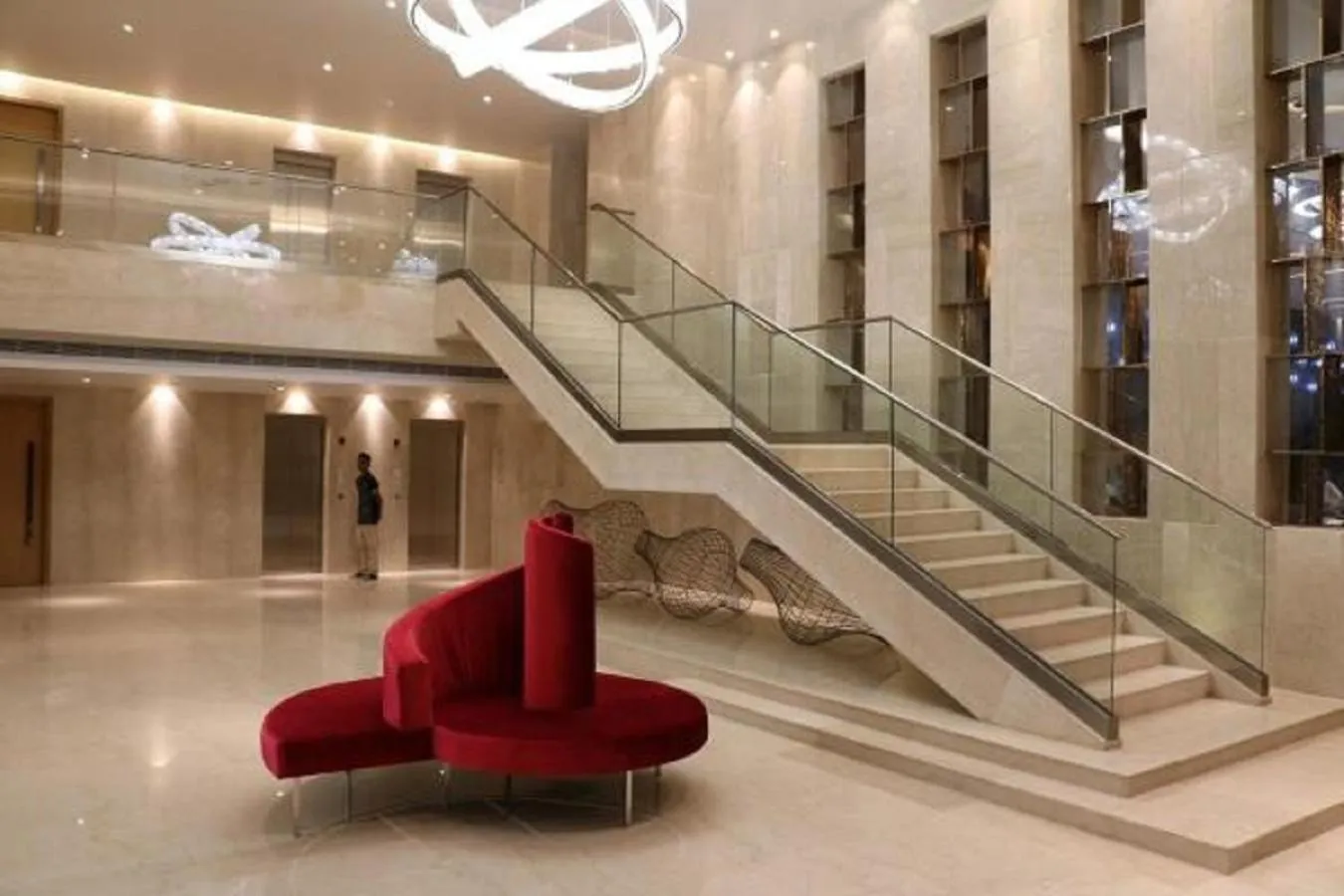 Lobby or reception in Kiranshree Grand