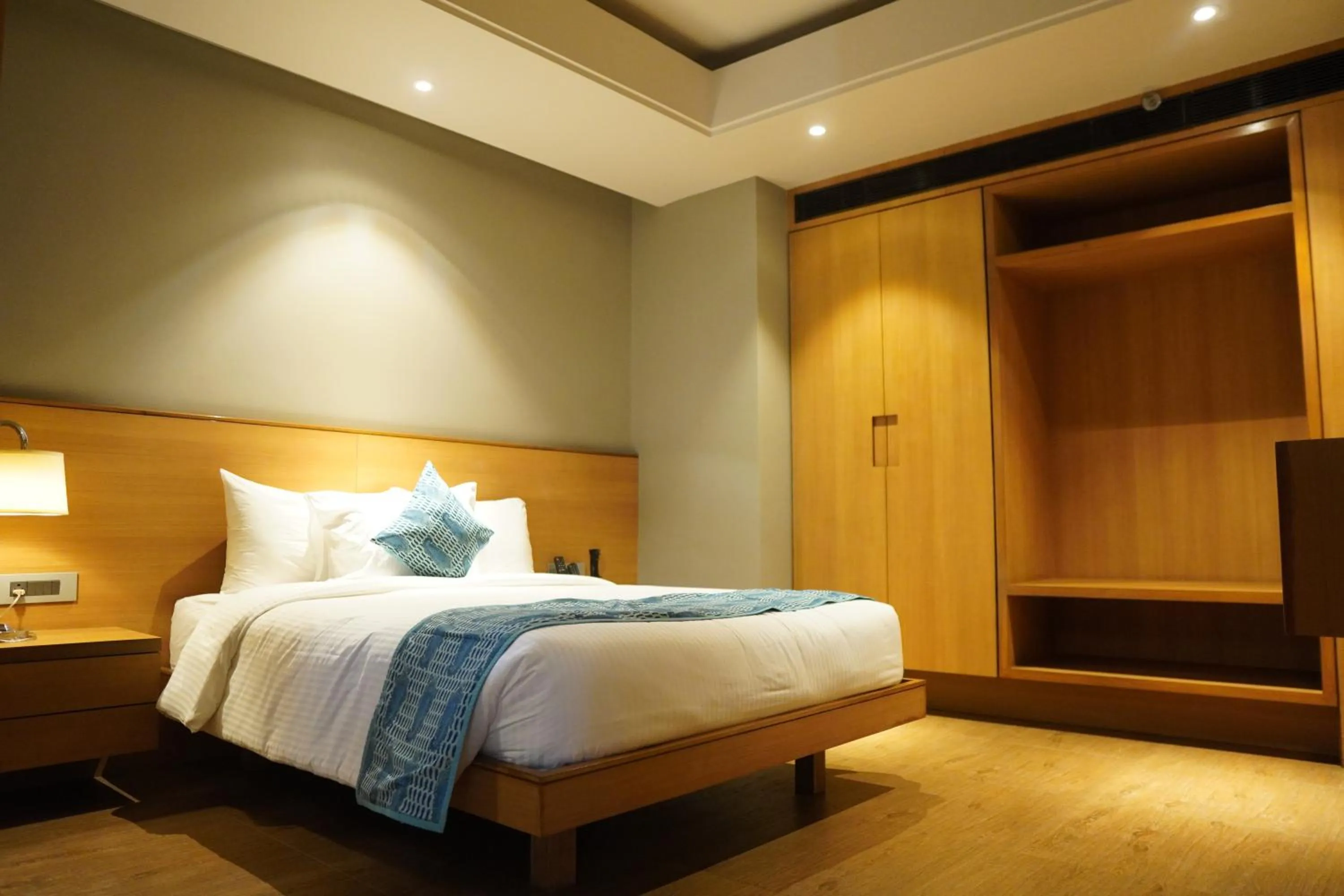 Bedroom, Bed in Kiranshree Grand