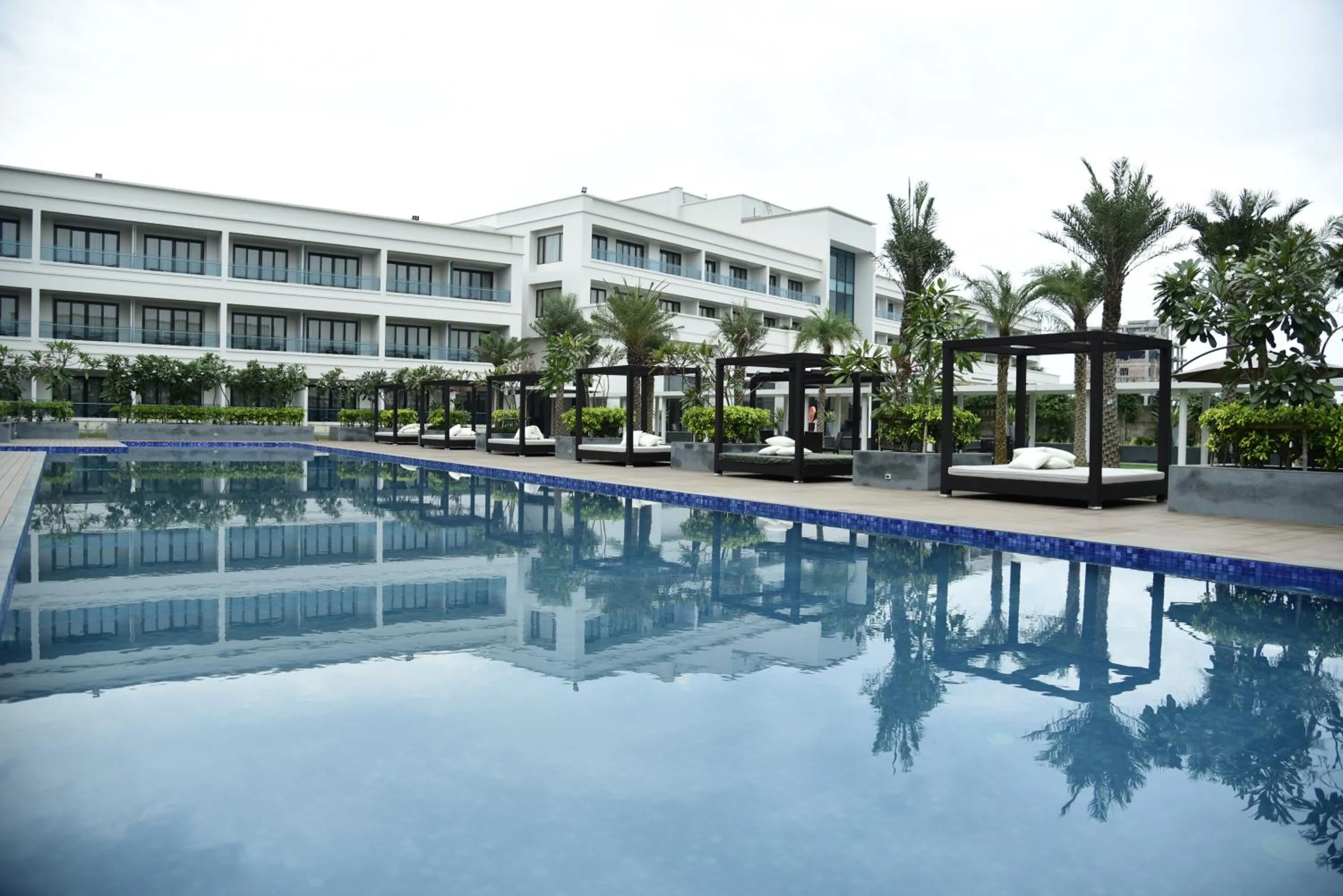 Swimming pool in Kiranshree Grand