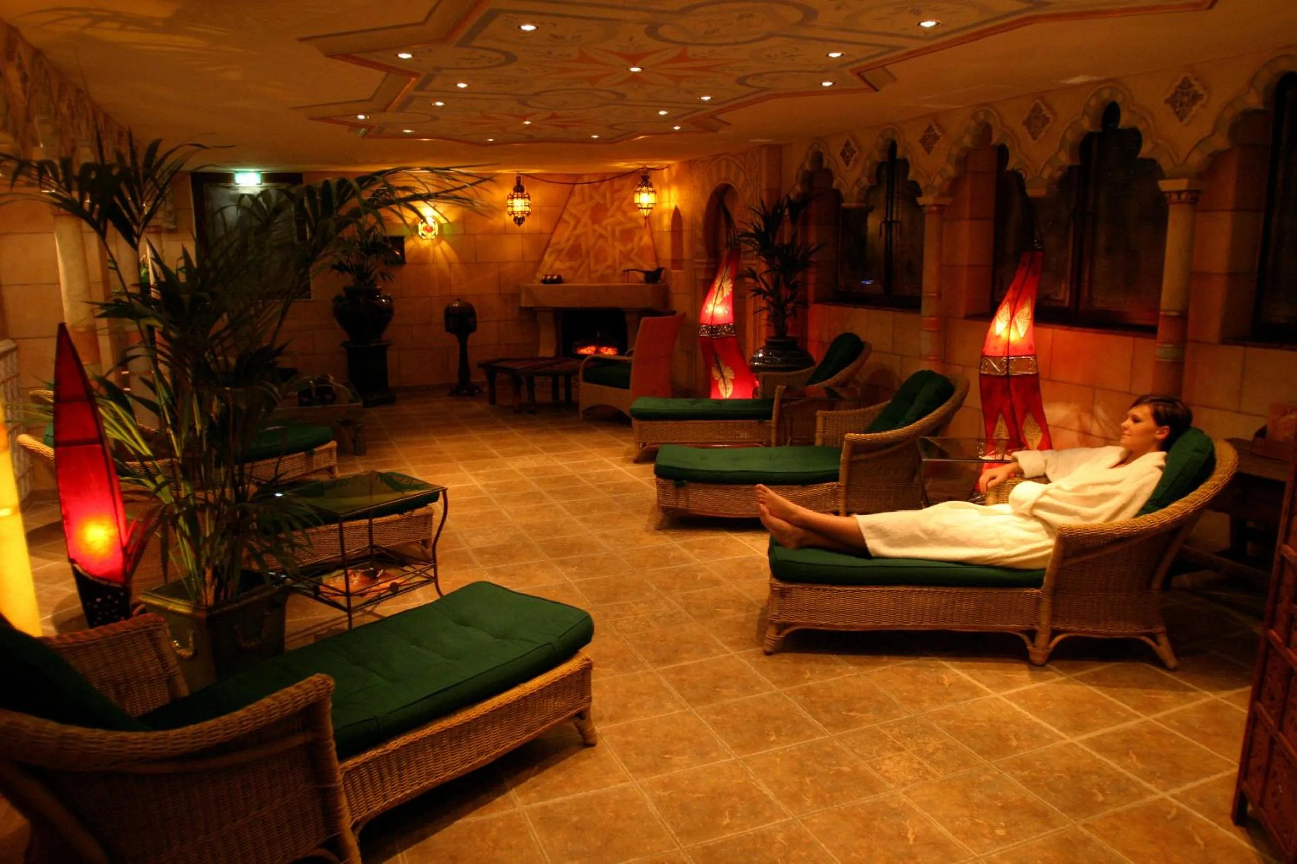 Spa and wellness centre/facilities in 4-Sterne Burghotel Castillo Alcazar, Europa-Park Erlebnis-Resort