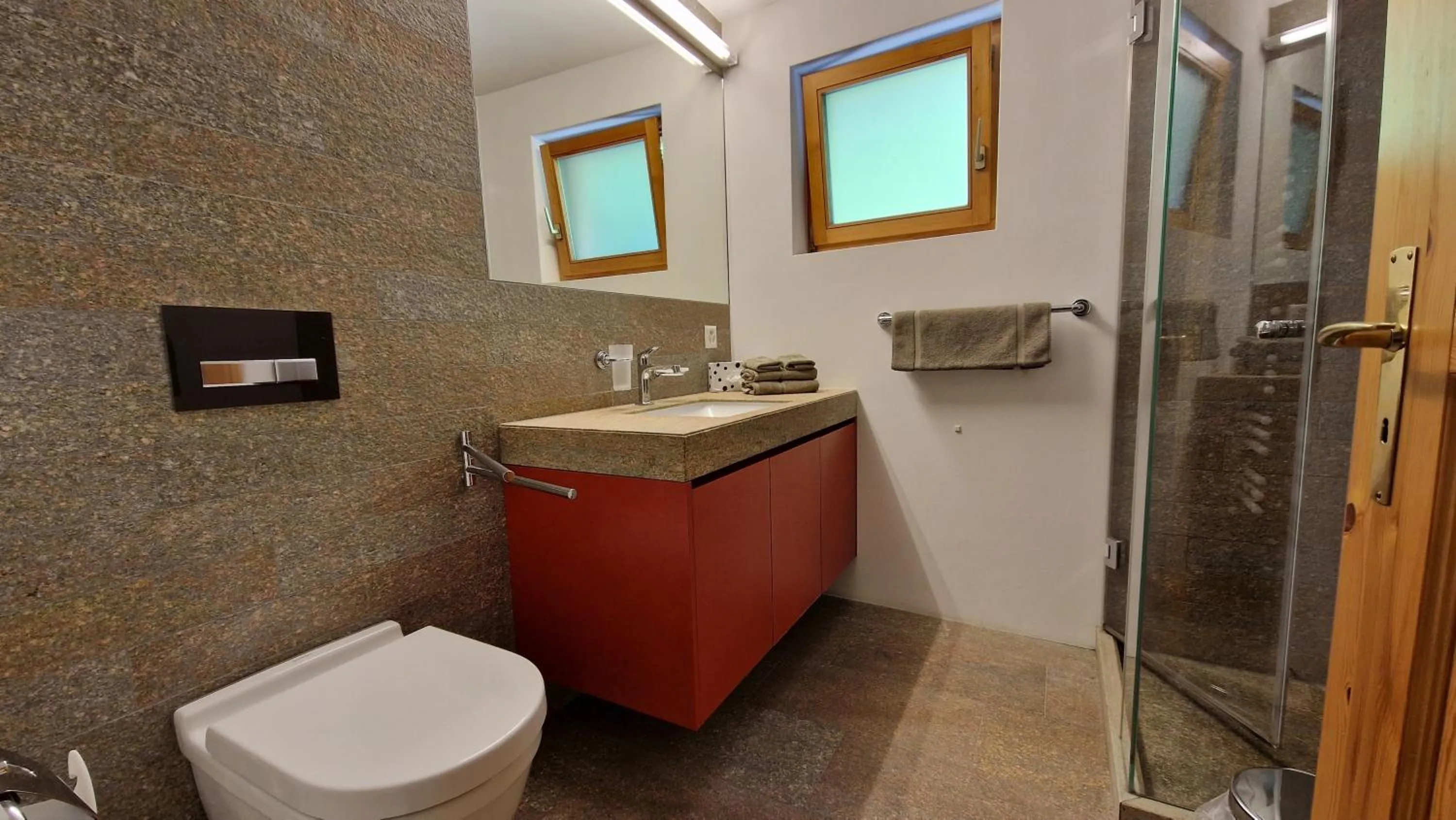 Bathroom in Aparthotel Chesa Bellaval