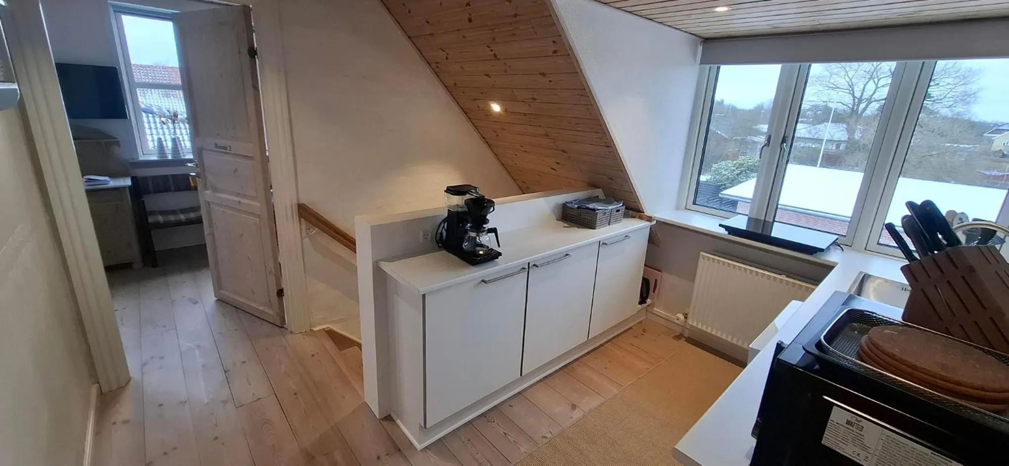 Kitchen or kitchenette in Sdr. Omme Bed & Breakfast