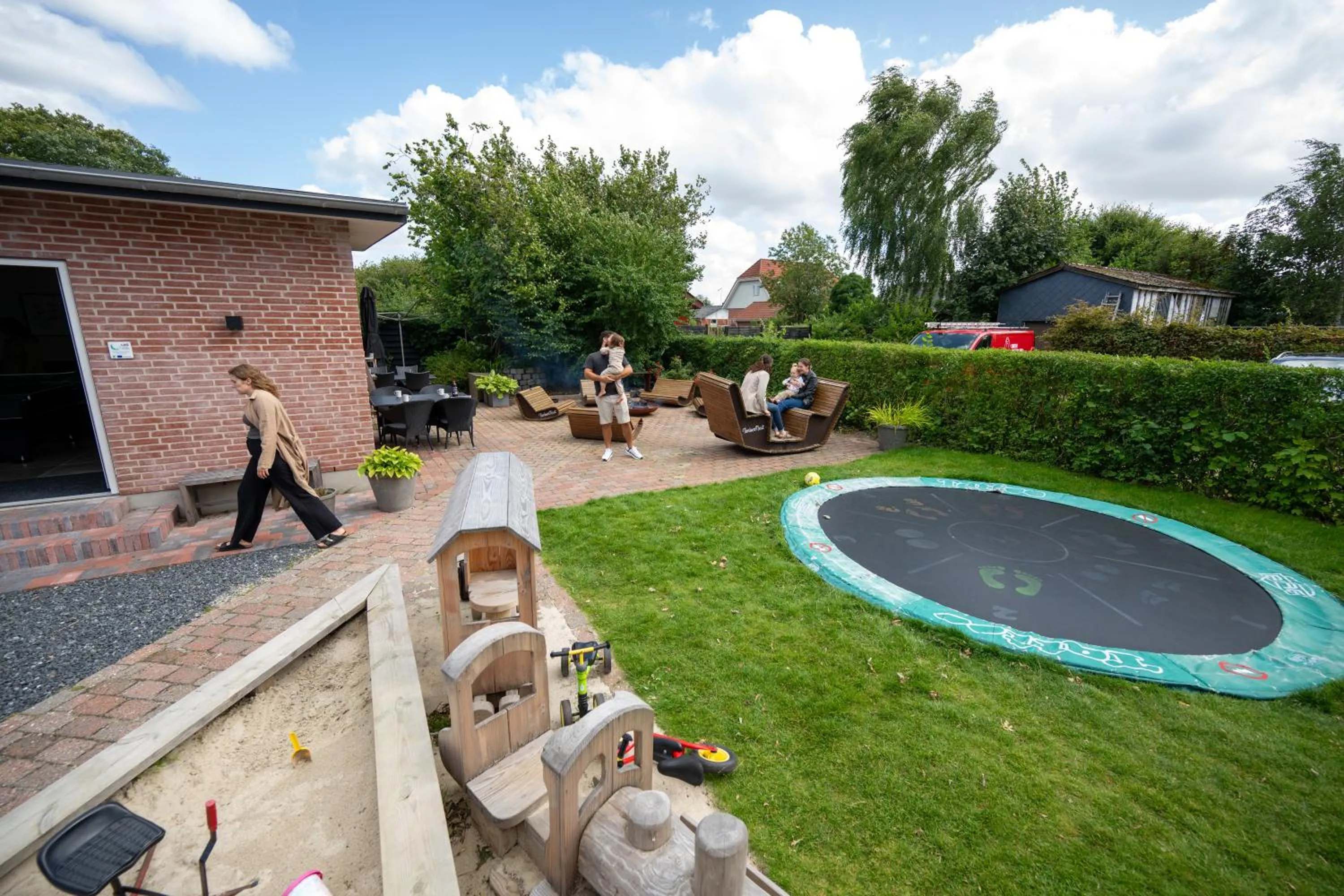 Children play ground in Sdr. Omme Bed & Breakfast