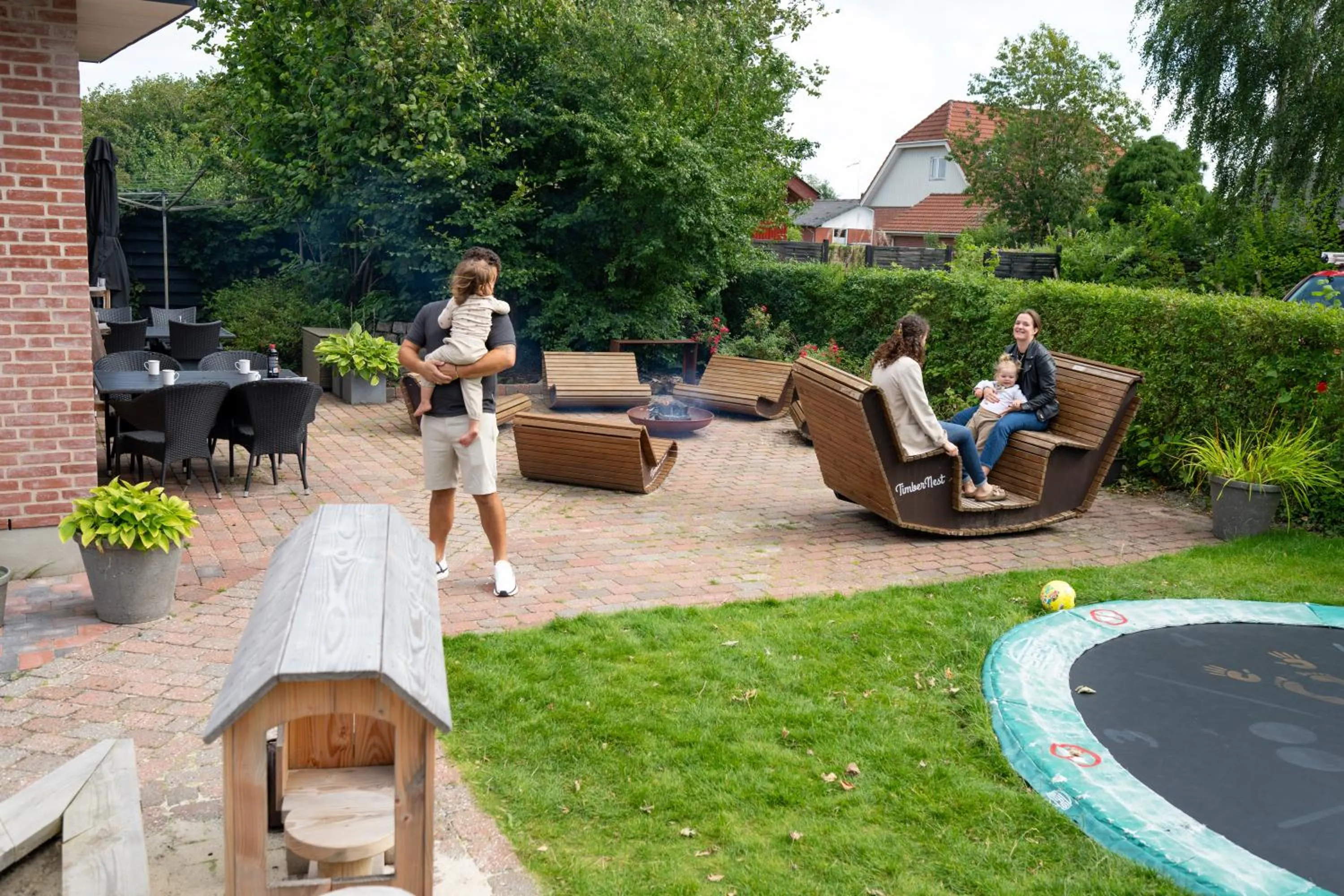 Garden in Sdr. Omme Bed & Breakfast