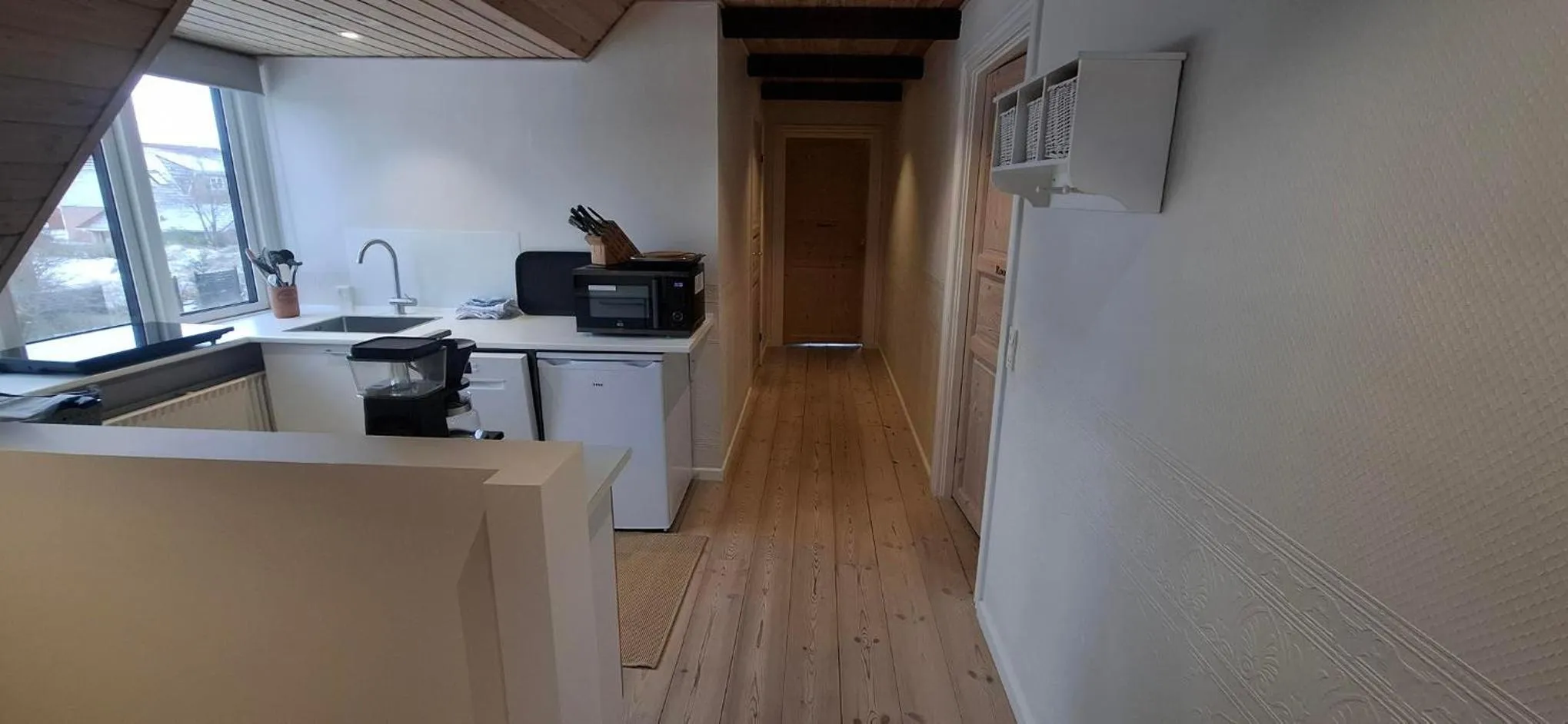 Kitchen or kitchenette in Sdr. Omme Bed & Breakfast