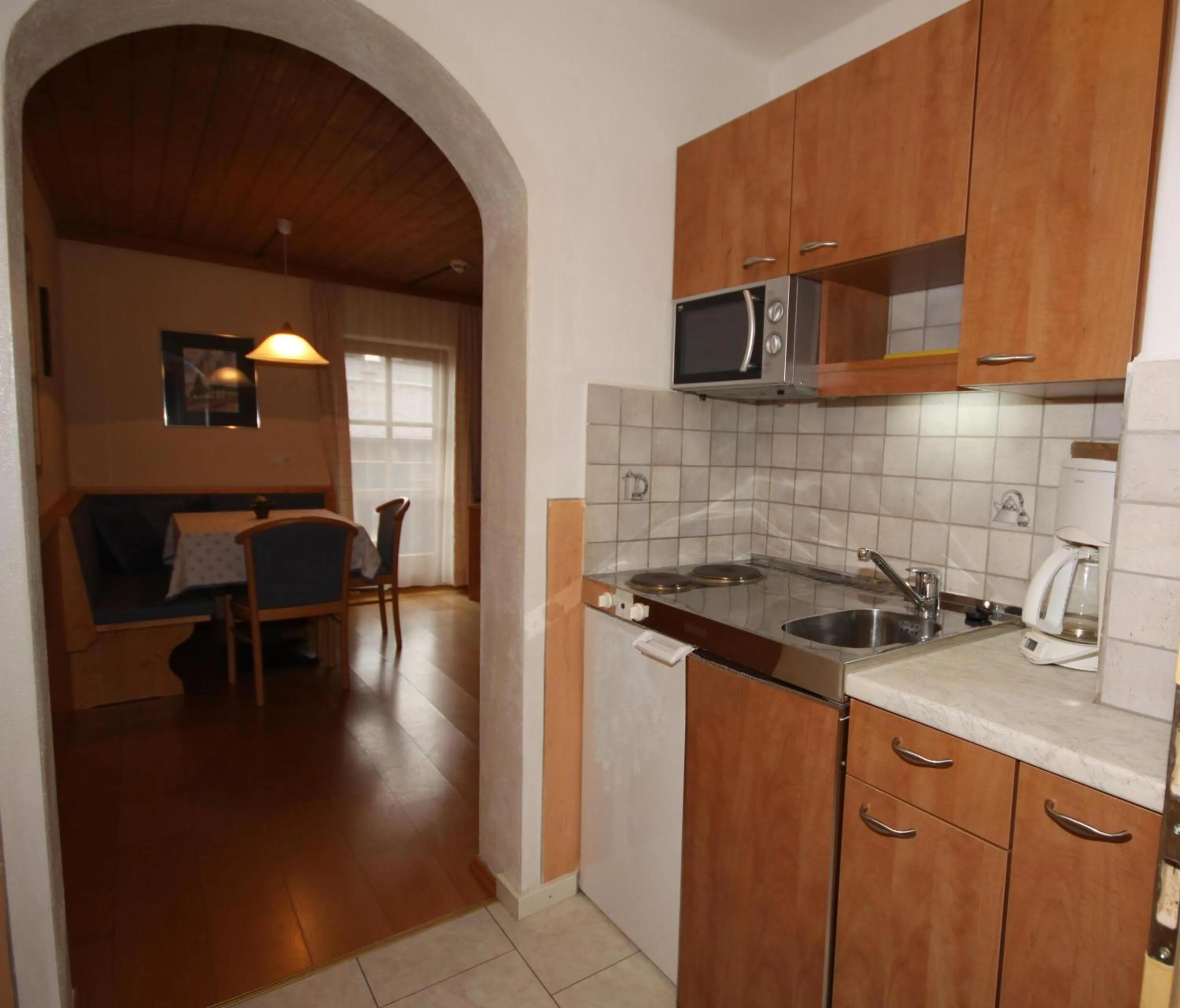 Kitchen or kitchenette in Ferienwohnungen Starchenthof - Wildschönau, Premiumcard inclusive