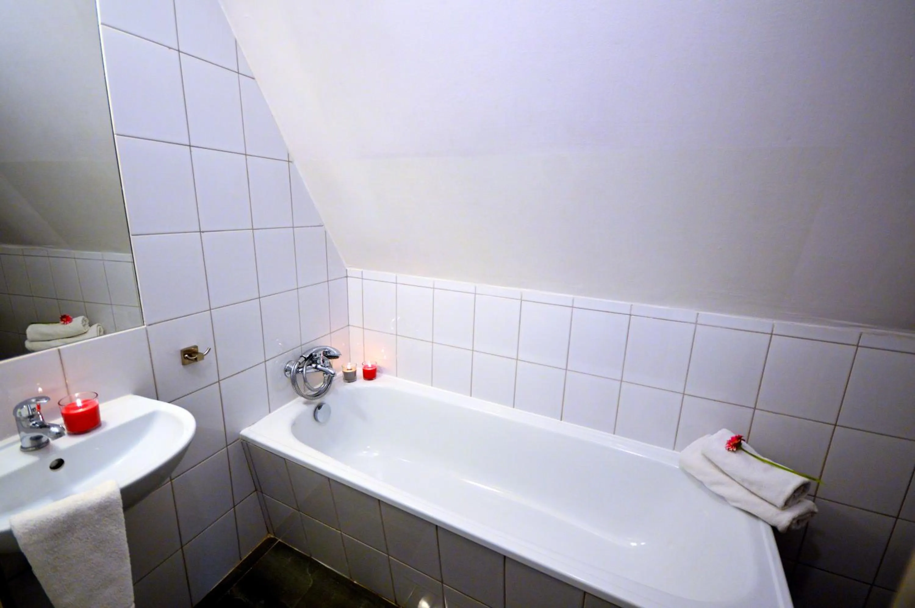 Bathroom in Cracow Central Aparthotel