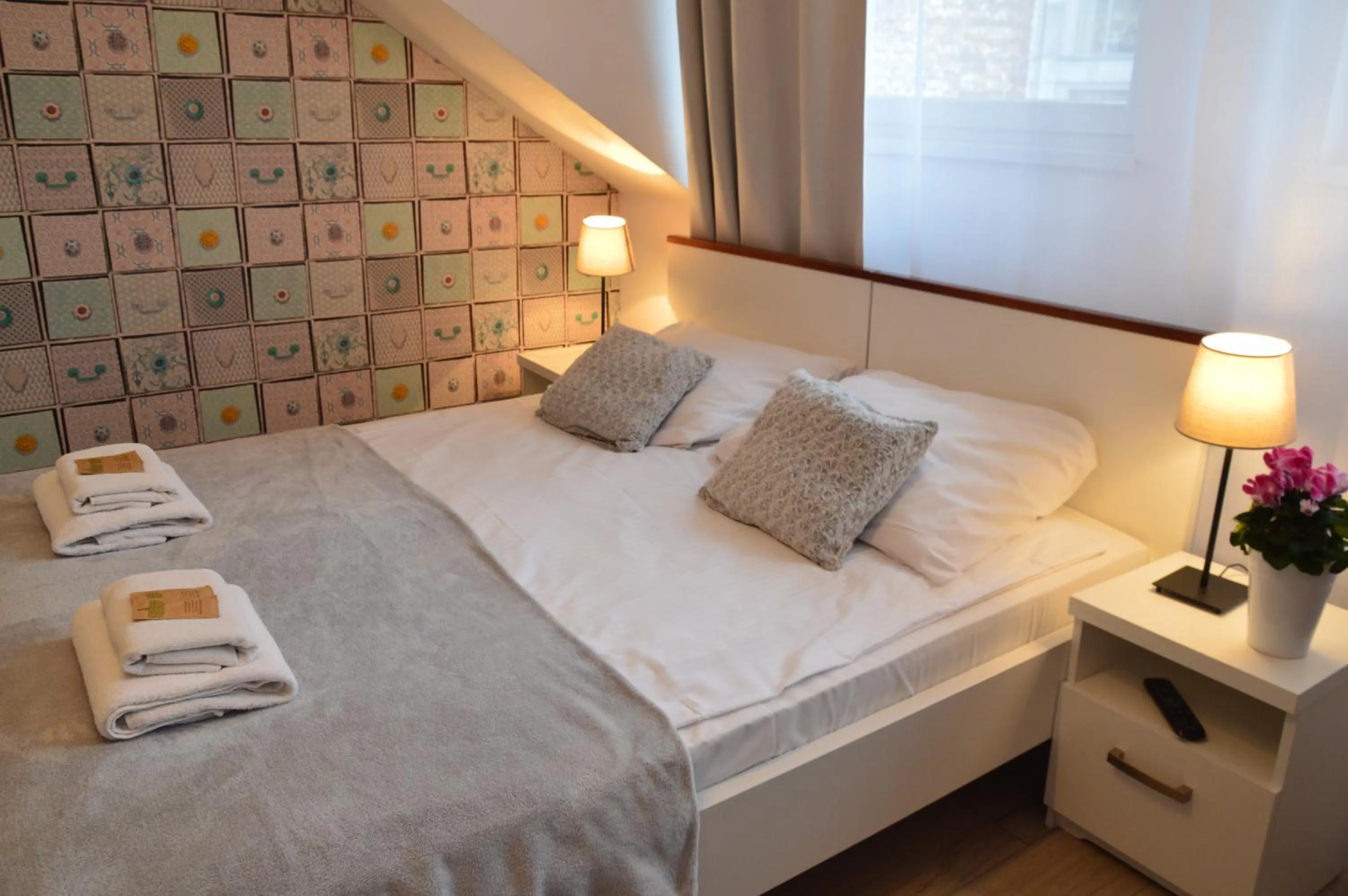 Bed in Cracow Central Aparthotel